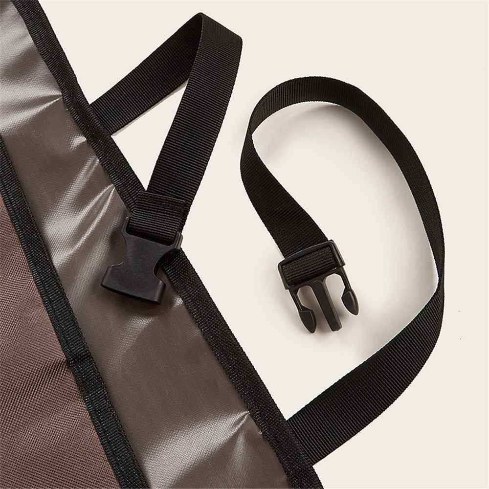 TG-PCU009 Waterproof Car Trunk Rear Back Seat Cover Pet Dog Seat Mat Protector Hammock Pad Liner - Coffee