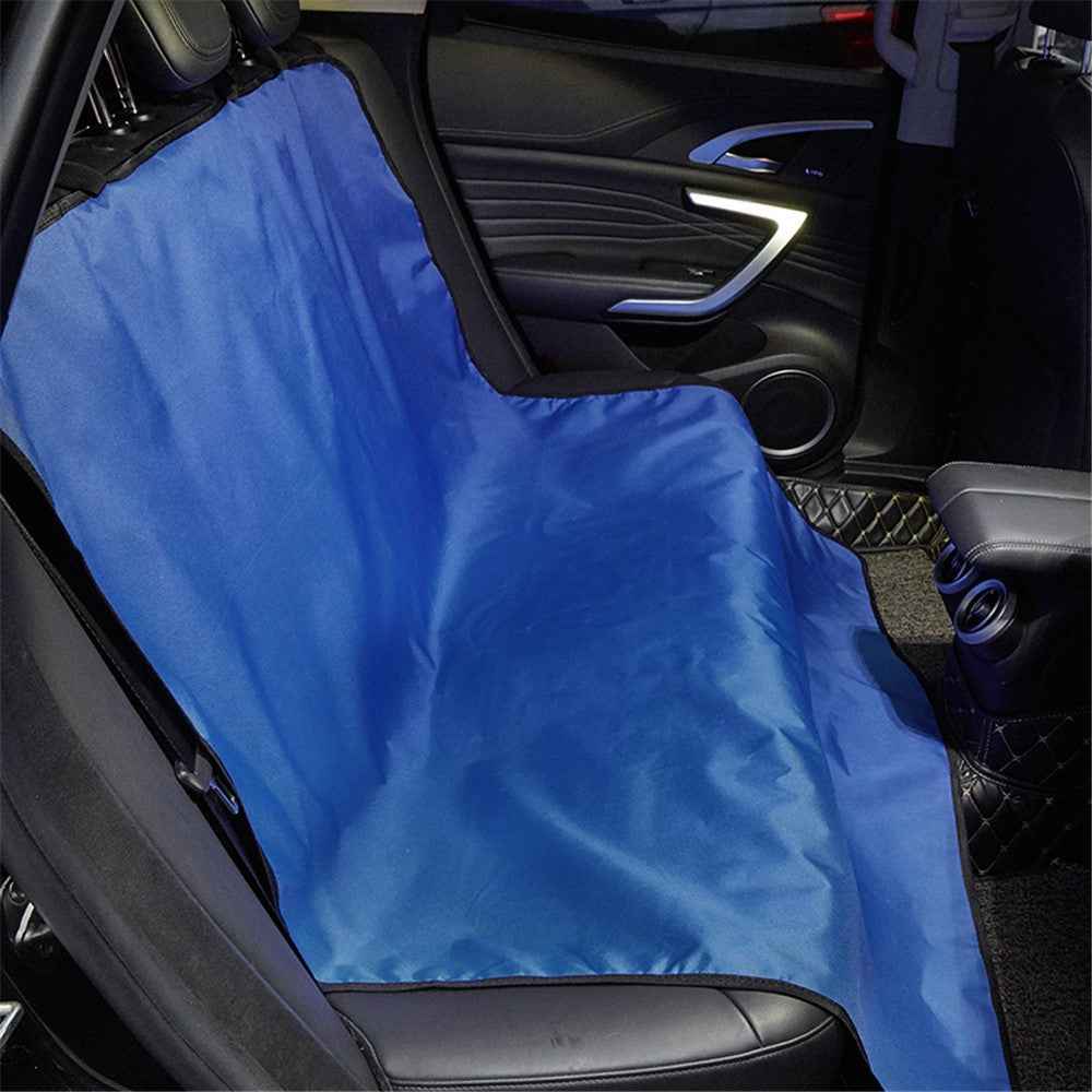 TG-PCU009 Waterproof Car Trunk Rear Back Seat Cover Pet Dog Seat Mat Protector Hammock Pad Liner - Blue