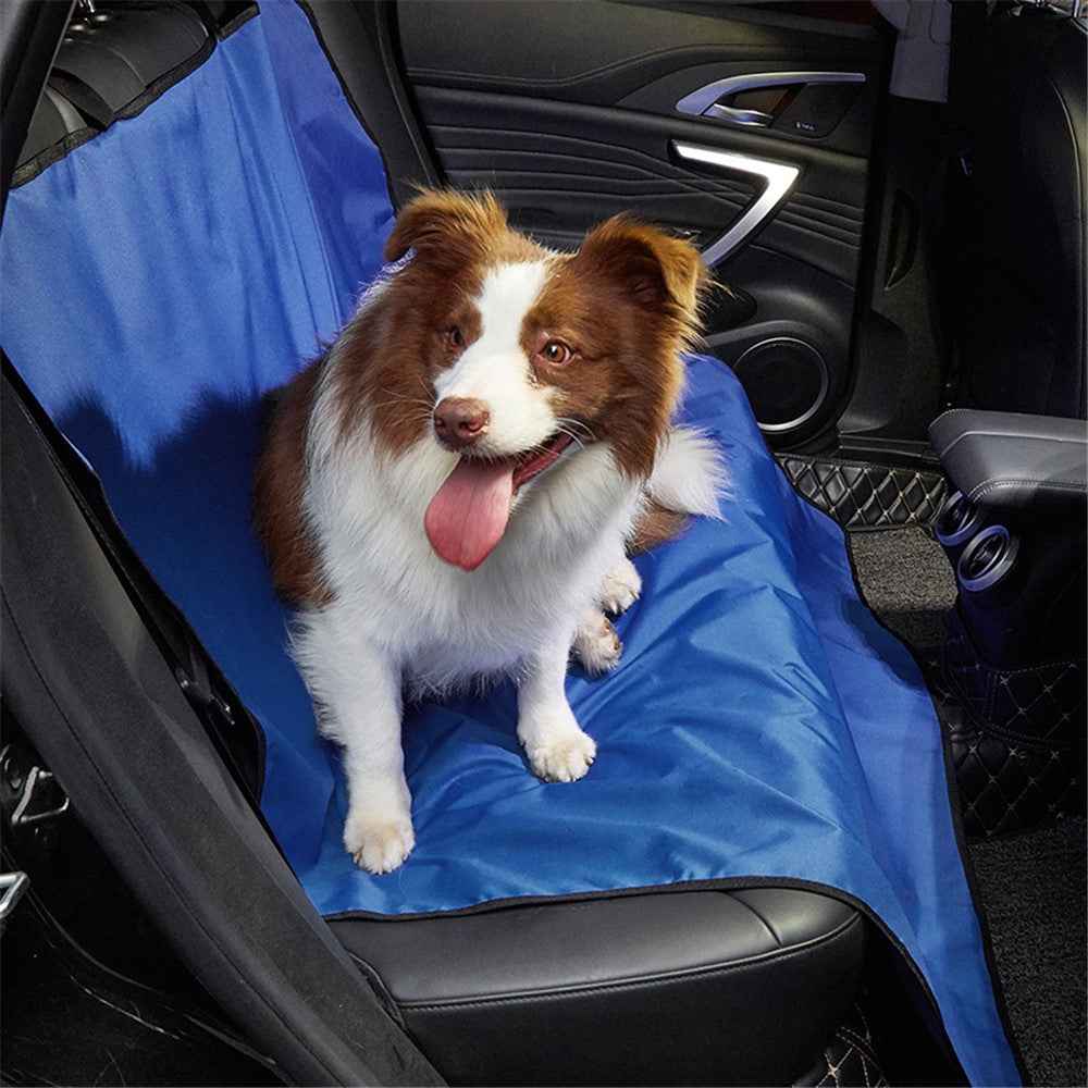 TG-PCU009 Waterproof Car Trunk Rear Back Seat Cover Pet Dog Seat Mat Protector Hammock Pad Liner - Blue