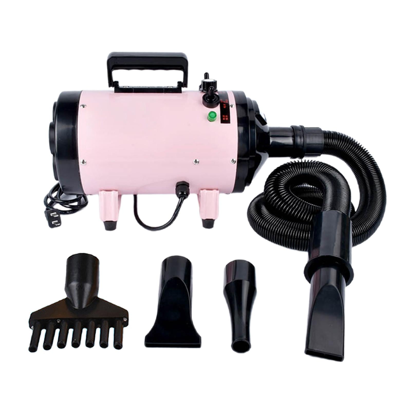 Blower Pet Mute Cat Dog Blow Dryer for Grooming Washing Deshedding Pink