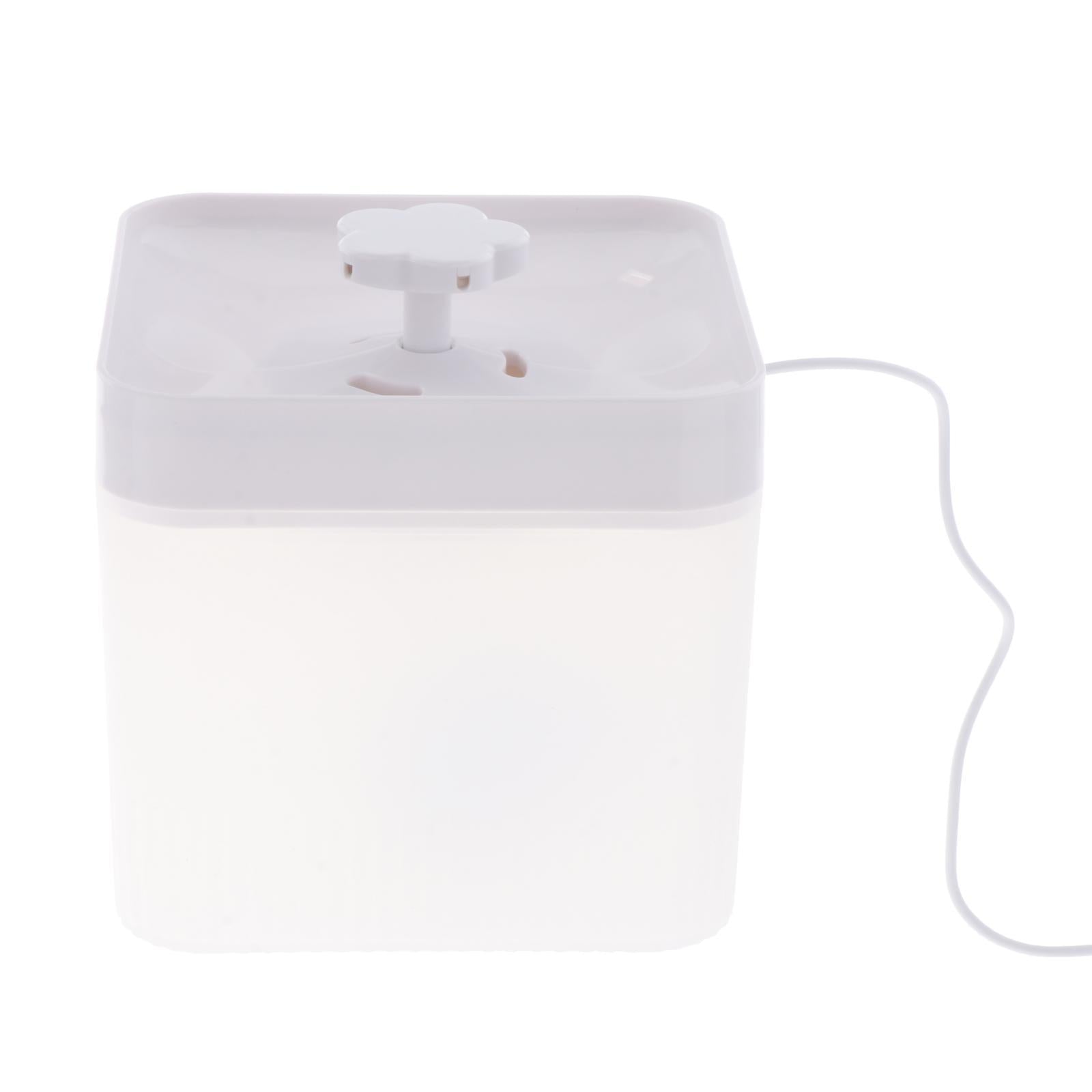 Automatic Cat Water Fountain Dog Water Dispenser USB 2L Silent 2 Modes