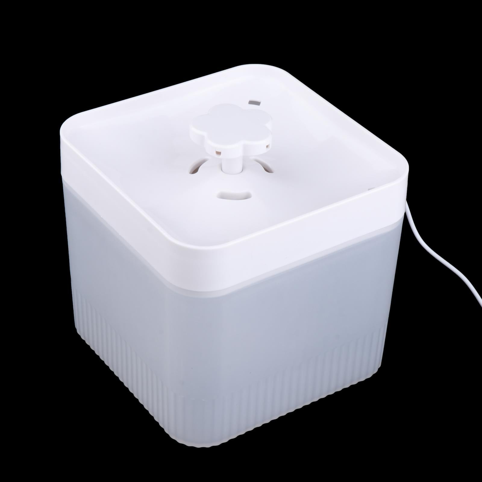 Automatic Cat Water Fountain Dog Water Dispenser USB 2L Silent 2 Modes