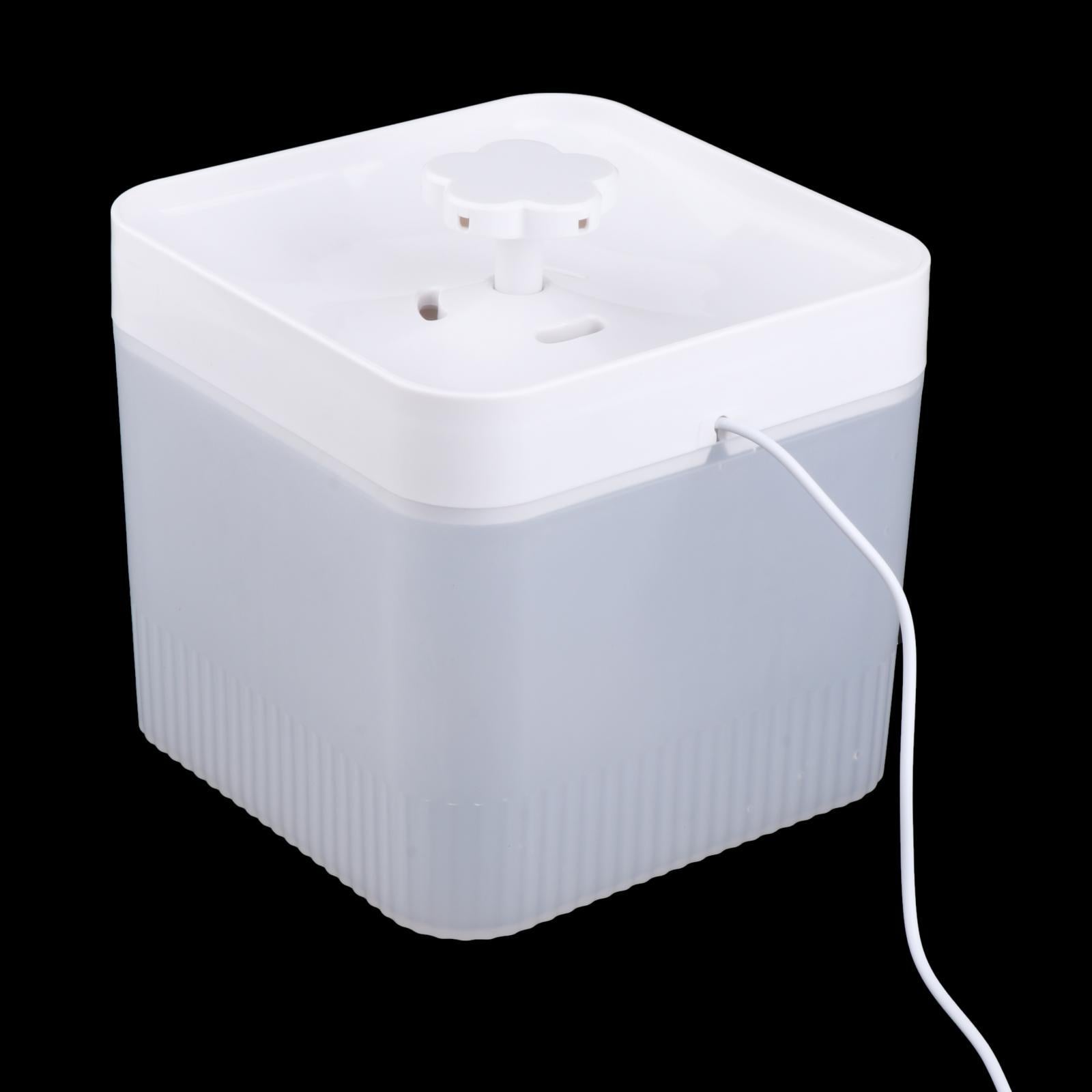 Automatic Cat Water Fountain Dog Water Dispenser USB 2L Silent 2 Modes