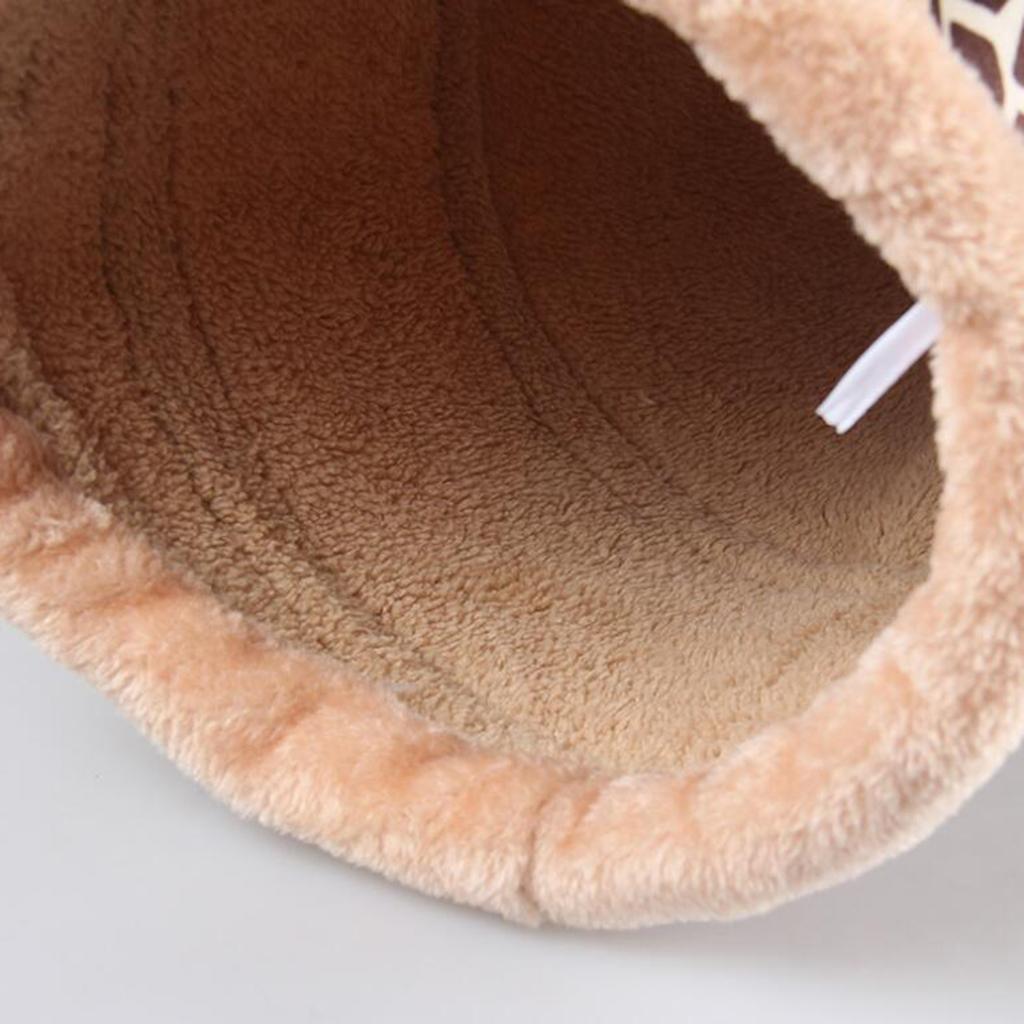 Cat Tunnel Foldable 2 Way Warm Nest Crinkle Hiding for Indoor Home Training Giraffe