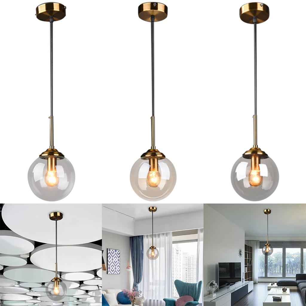 Nordic Ceiling Lights LED Adjustable E14 Pendant Light for Home Decor Clear