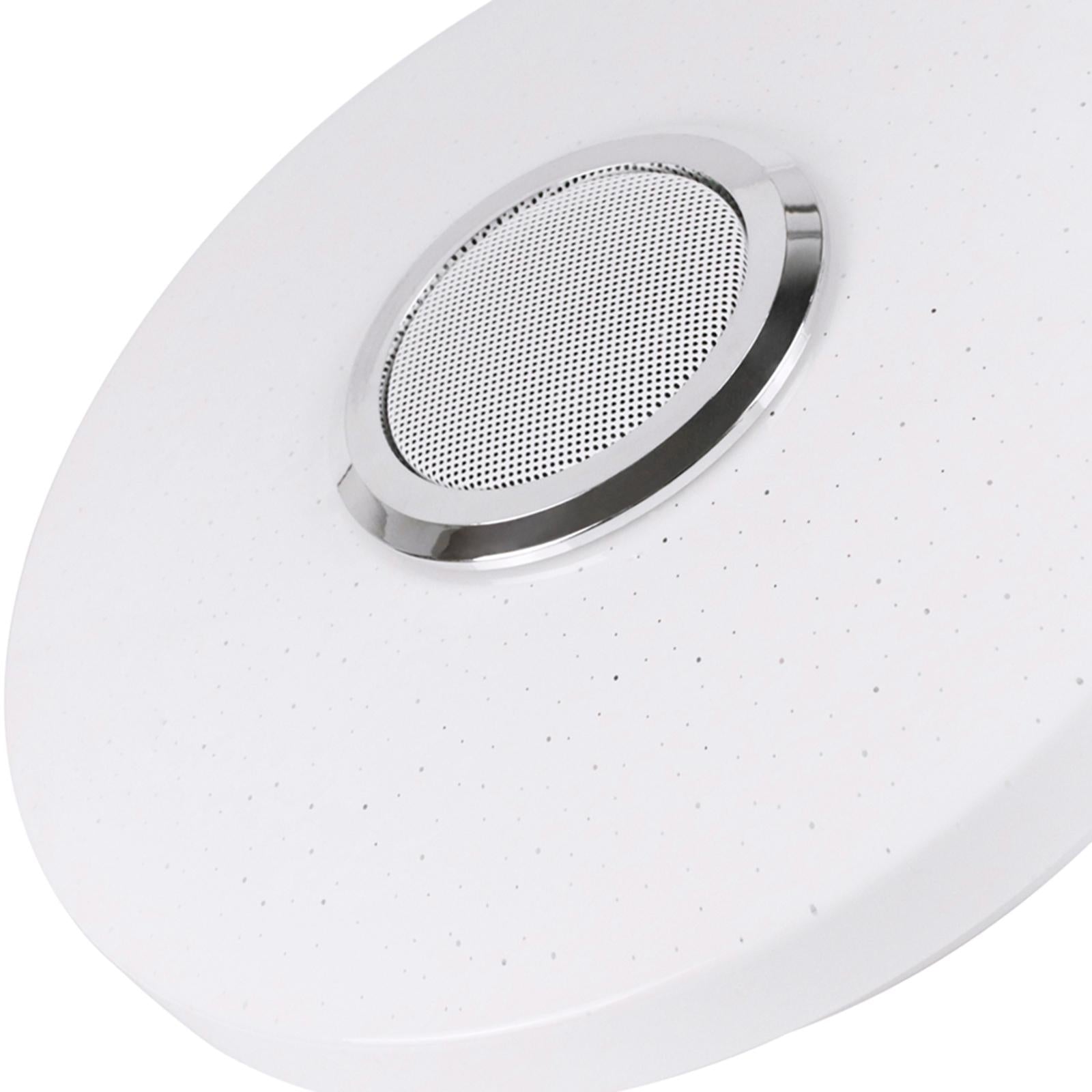 Bluetooth Music Speaker Ceiling Light RGB Dimmable Smart Lamp APP Control 26cm