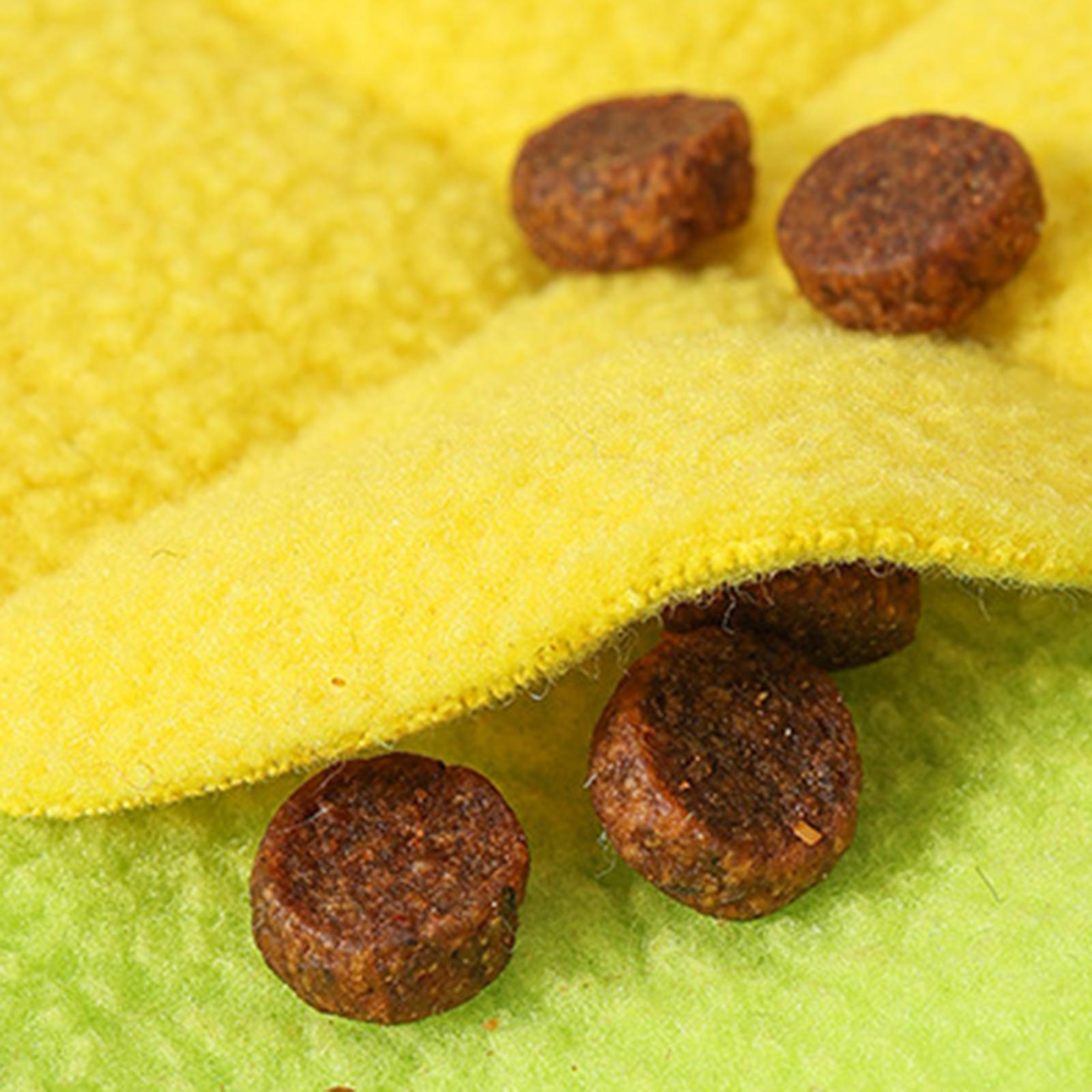 Dog Snuffle Mat Food Puzzle Puppy Chew Stress Relief Pet Supplies brown