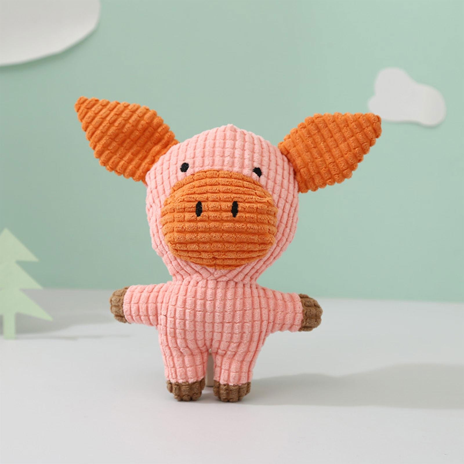 Cute Pet Dog Chew Toy Squeaky Soft Plush Animals Play Sound Puppy Teeth Toys 15x21x7CM