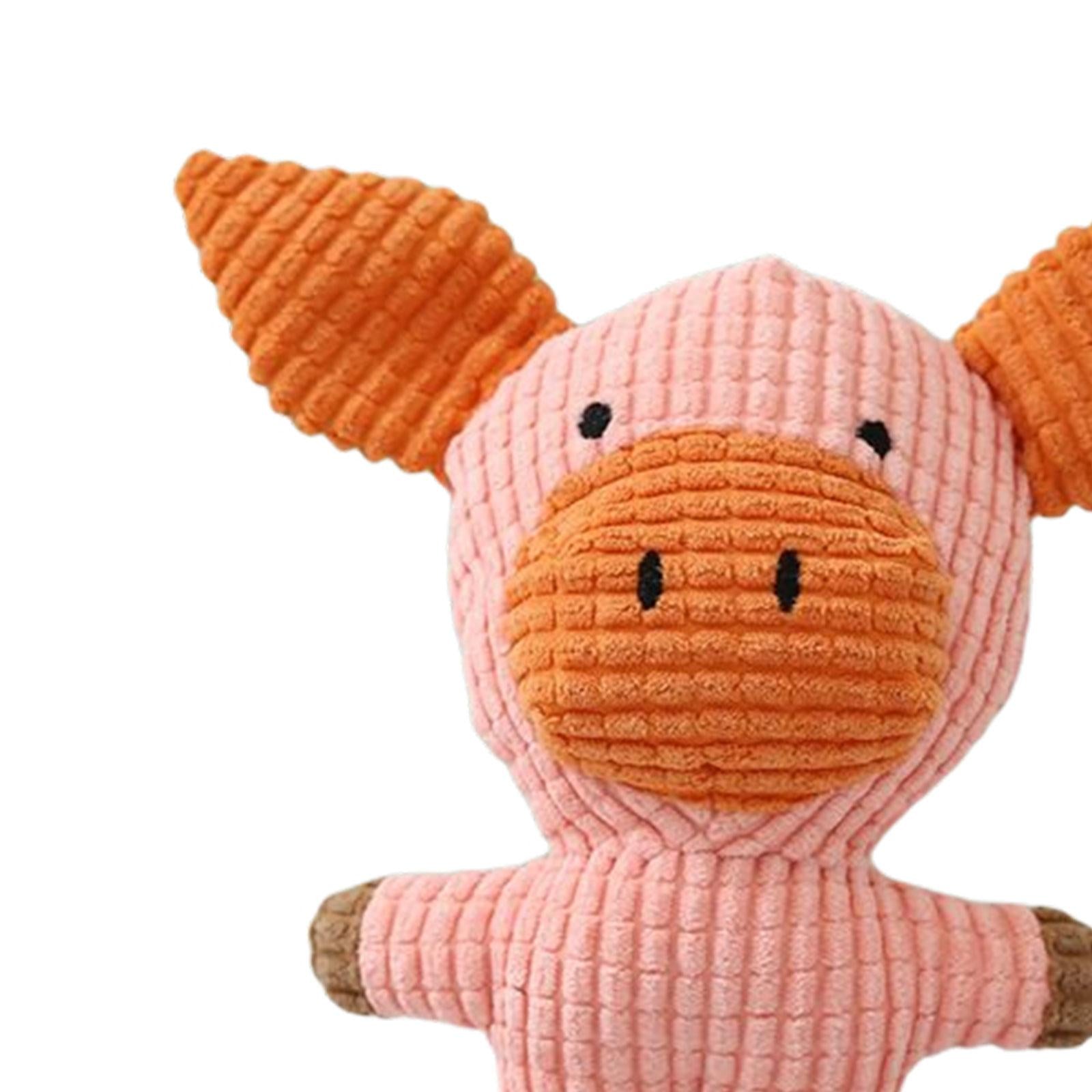 Cute Pet Dog Chew Toy Squeaky Soft Plush Animals Play Sound Puppy Teeth Toys 15x21x7CM