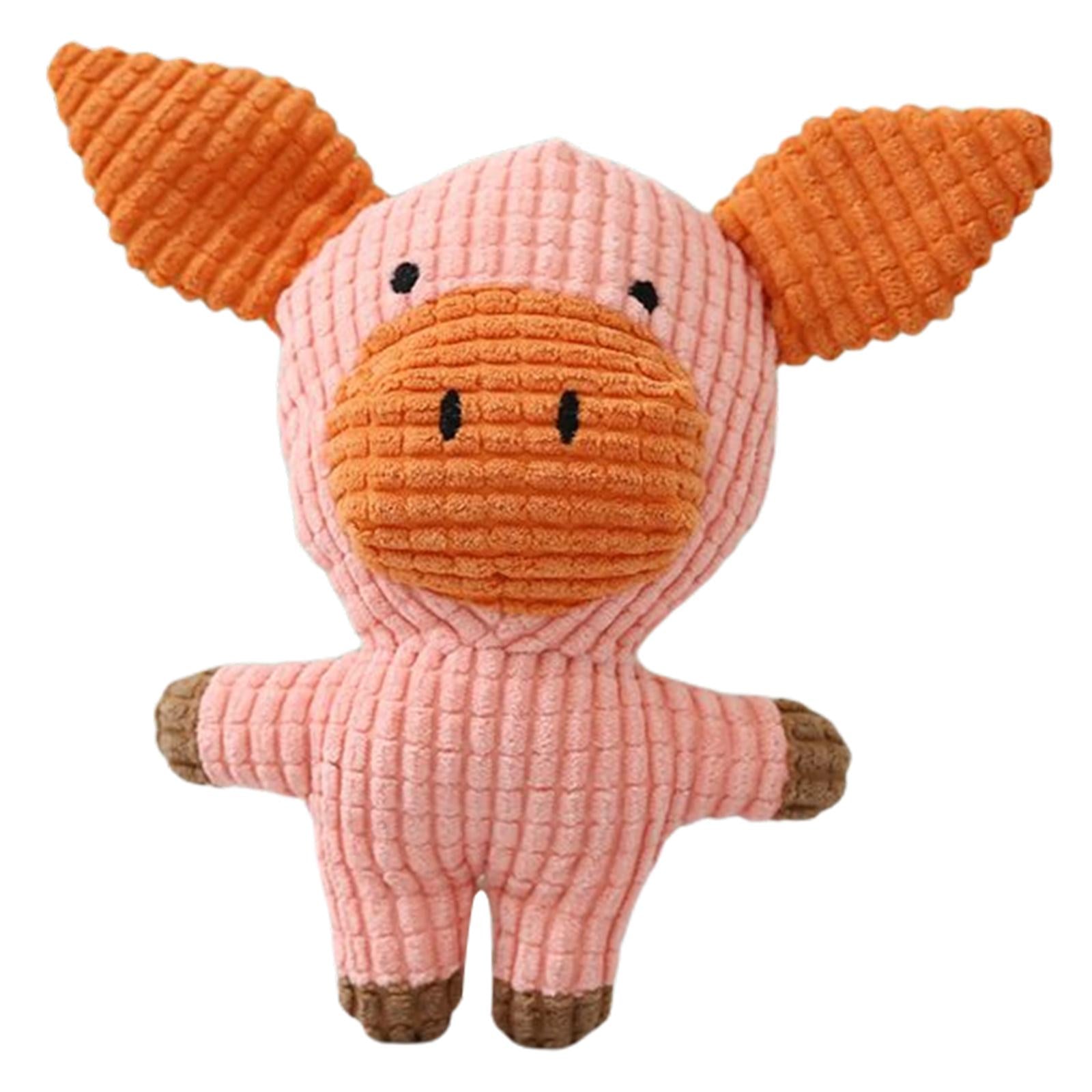 Cute Pet Dog Chew Toy Squeaky Soft Plush Animals Play Sound Puppy Teeth Toys 15x21x7CM