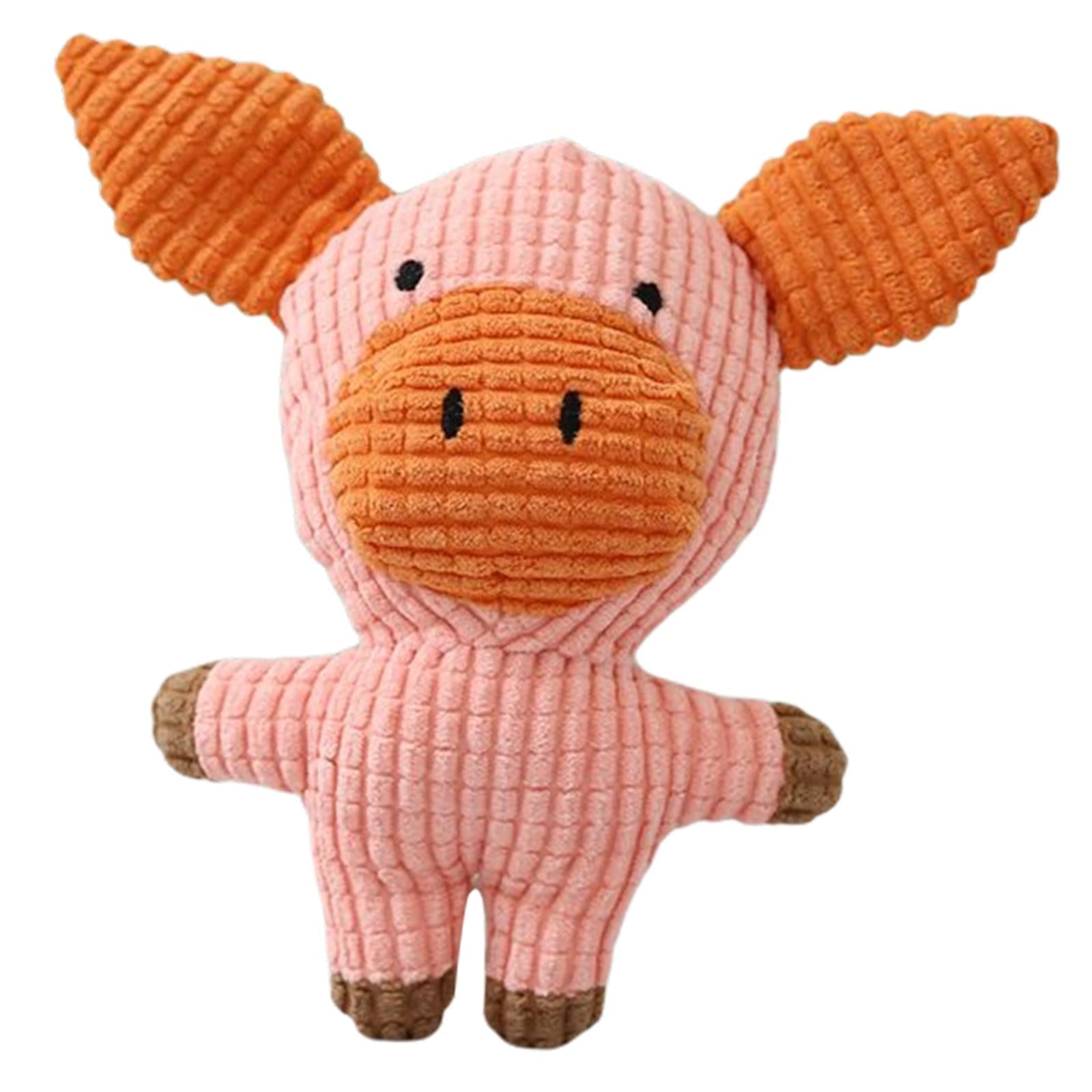 Cute Pet Dog Chew Toy Squeaky Soft Plush Animals Play Sound Puppy Teeth Toys 15x21x7CM