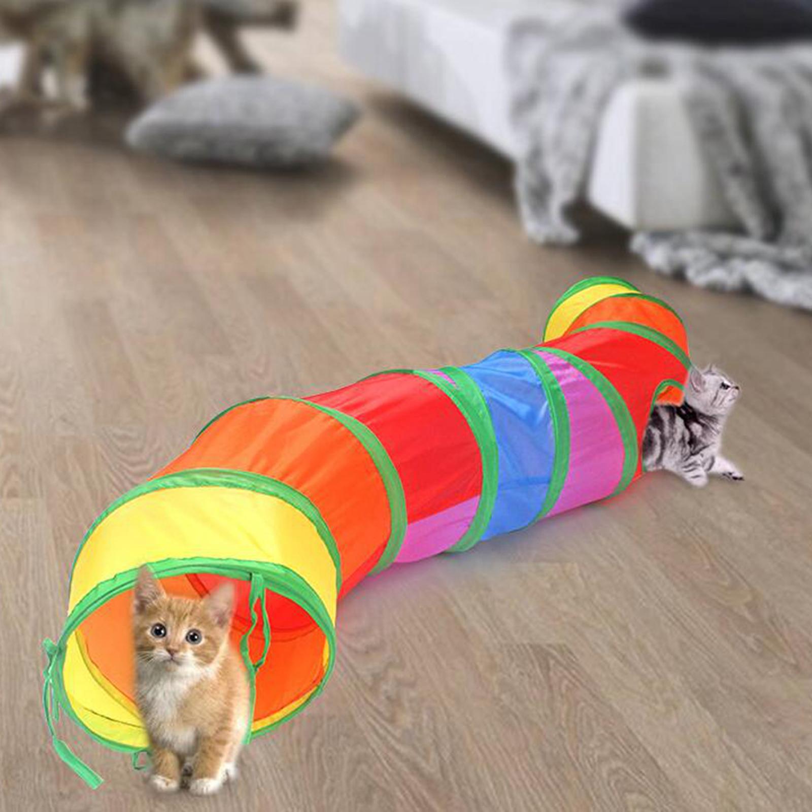 Cat Tunnel Hide and Seek S Ways Kitten Funny Pet Cave with Ball Rabbit