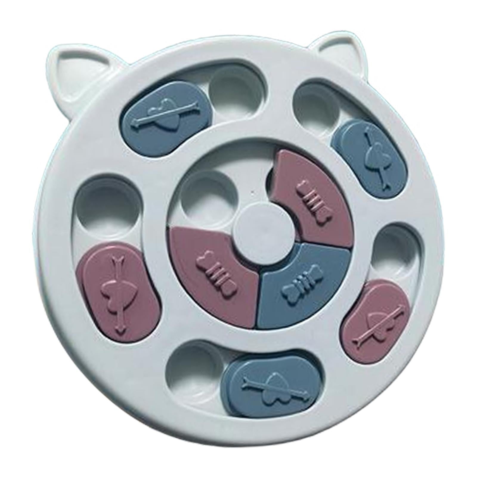 Dog Puzzle Toys Slow Feeder Food Dispenser Puppy Dog Treat Puzzle Game Blue