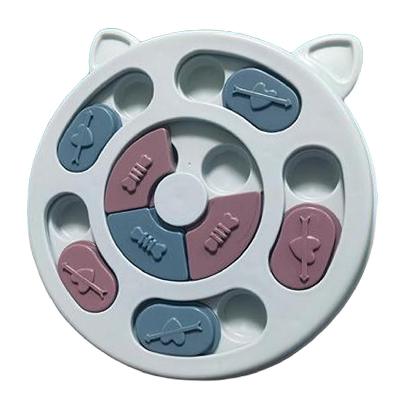 Dog Puzzle Toys Slow Feeder Food Dispenser Puppy Dog Treat Puzzle Game Blue