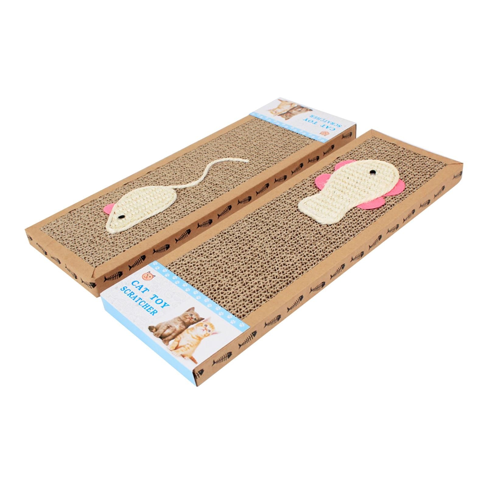 2Pcs Cat Scratcher Pads Scratching Board Furniture Protector for Kitty