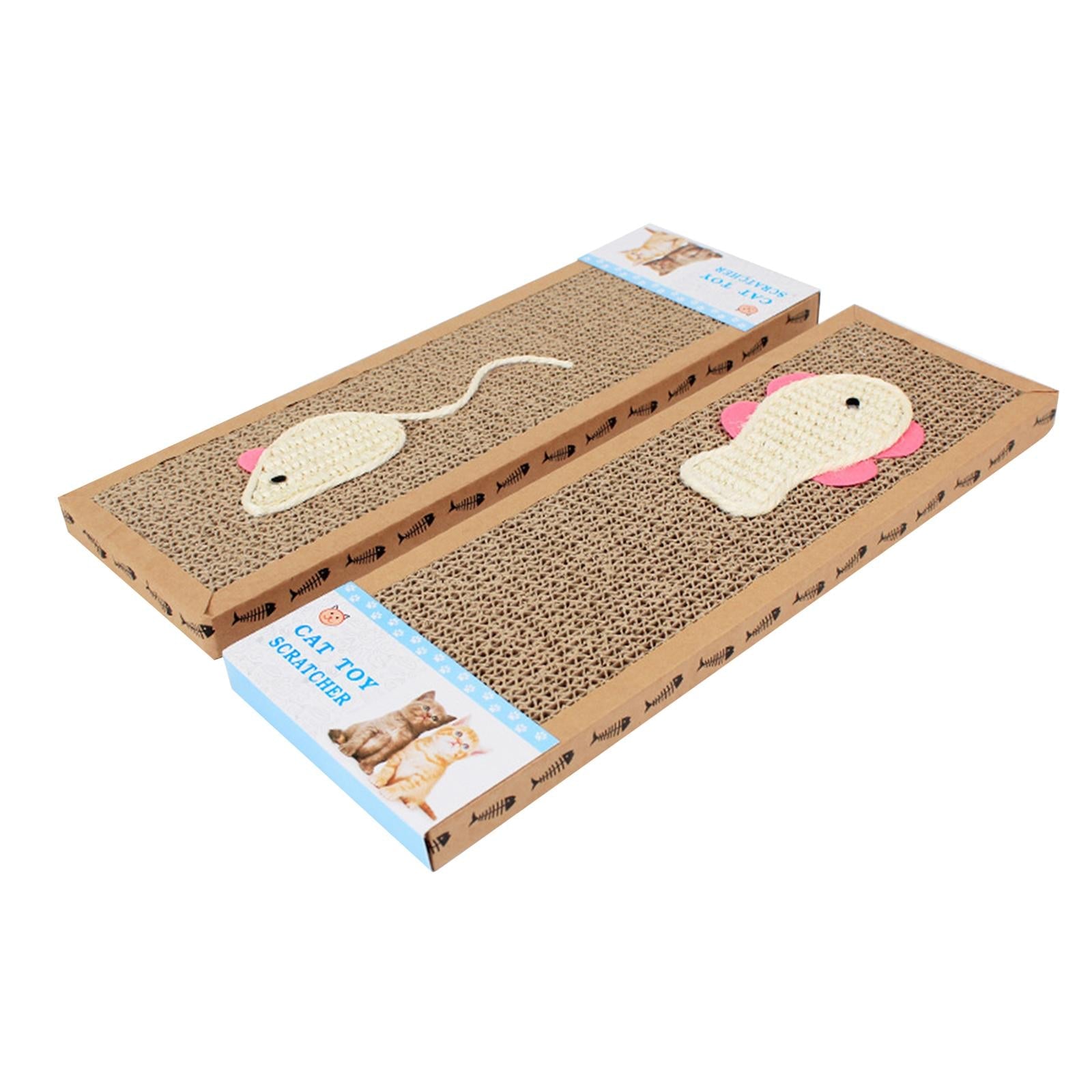 2Pcs Cat Scratcher Pads Scratching Board Furniture Protector for Kitty