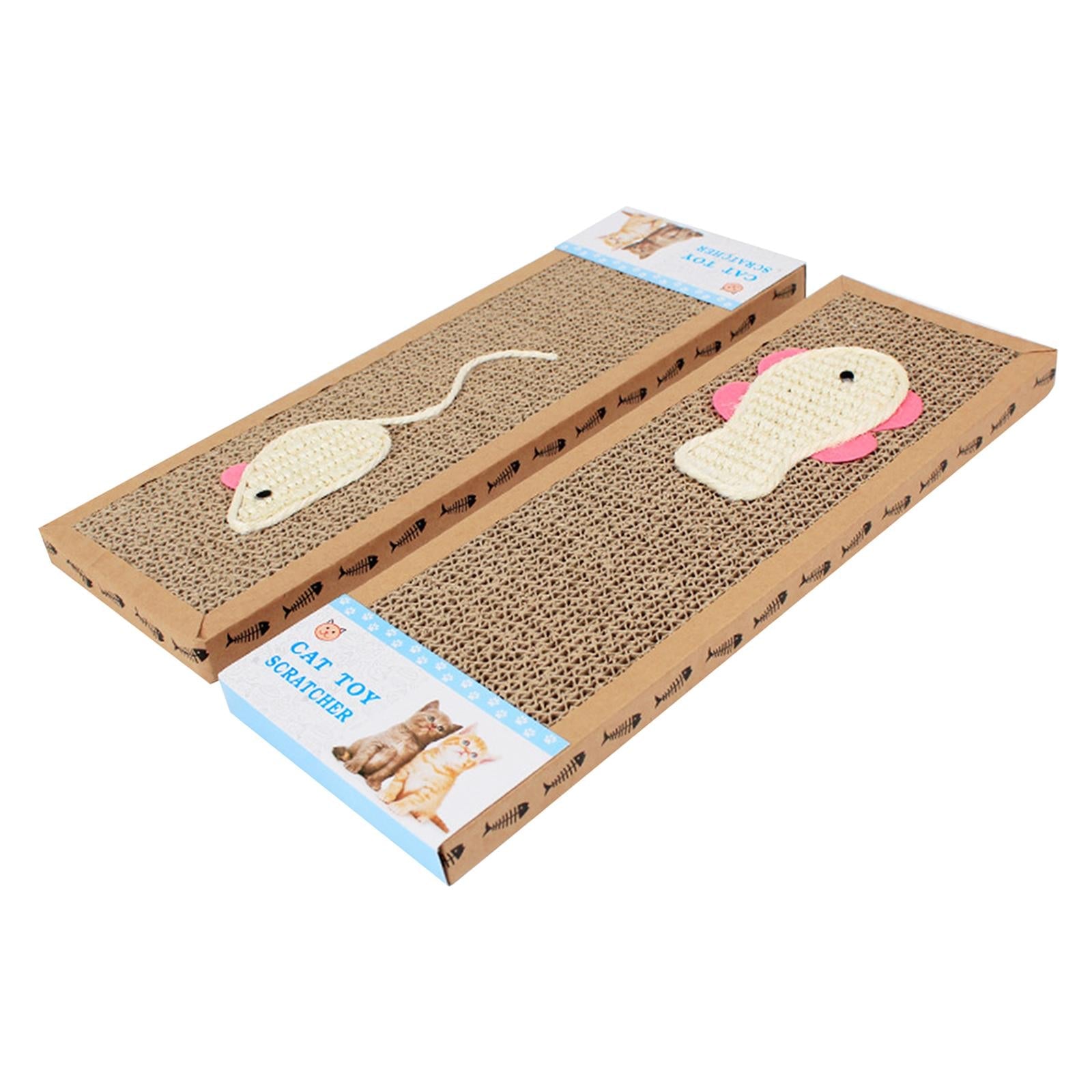 2Pcs Cat Scratcher Pads Scratching Board Furniture Protector for Kitty