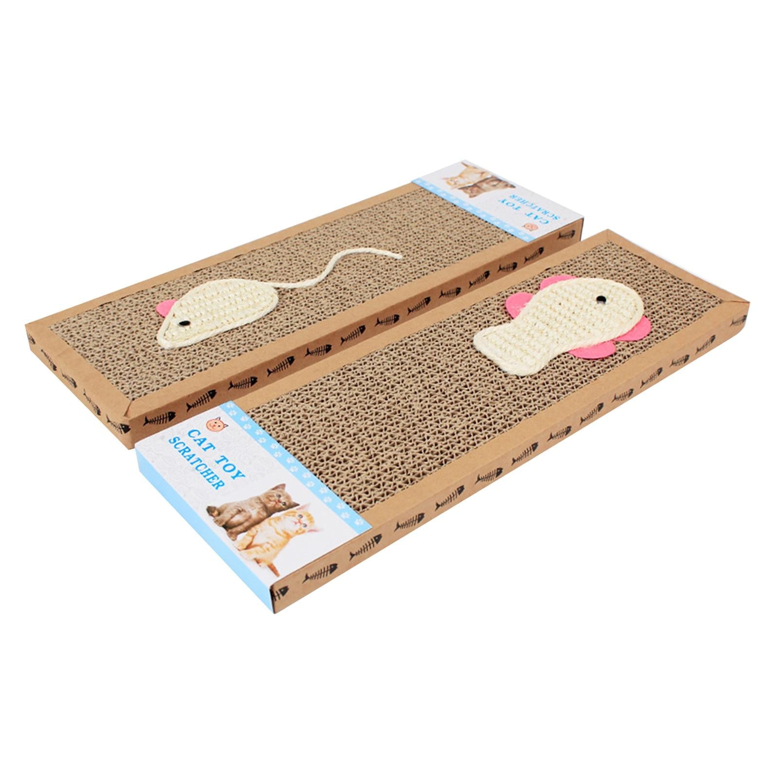 2Pcs Cat Scratcher Pads Scratching Board Furniture Protector for Kitty