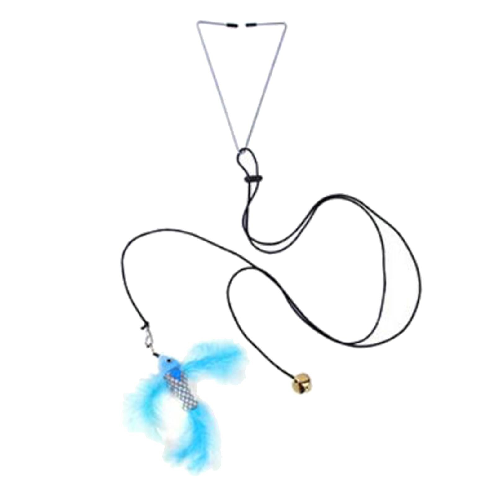 Cat Toy Funny Cats Stick Hanging Kitten Interactive Retractable Playing 21cm