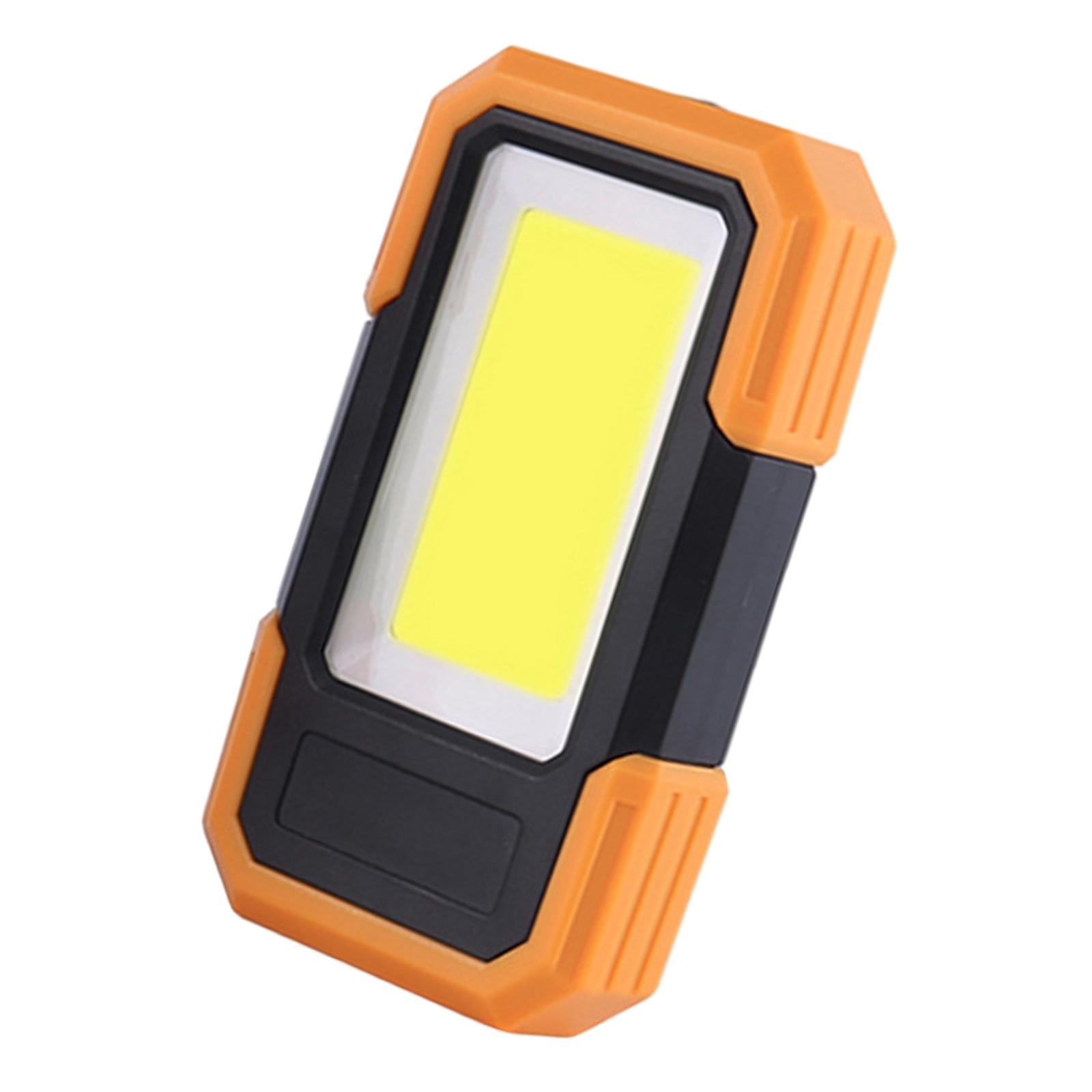Brightness COB Small Flashlights Pocket Light 500 Lumens for Camping Yellow