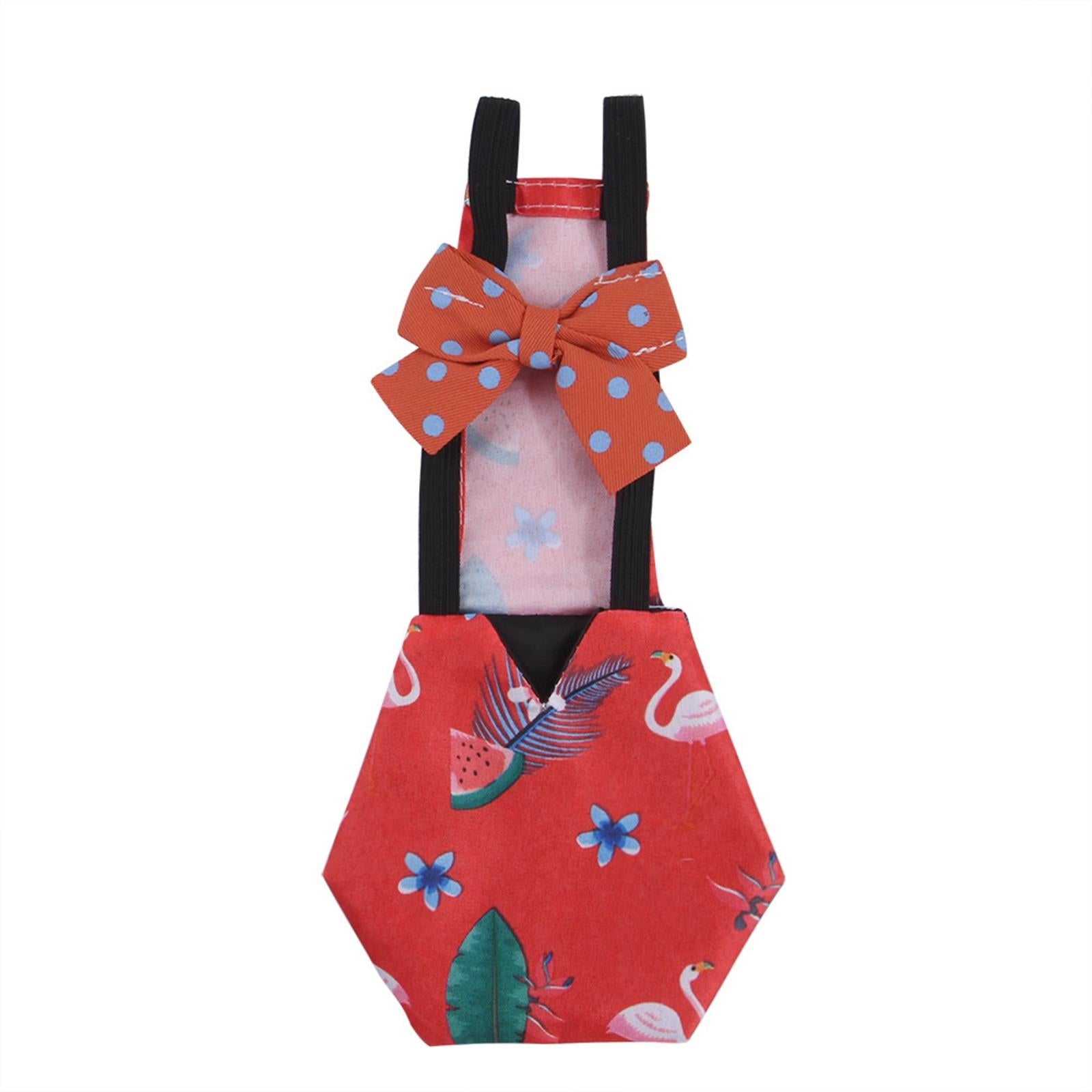 Chicken Duck Diaper Wear Costume Poultry Nappy for Duckling Hens Red L