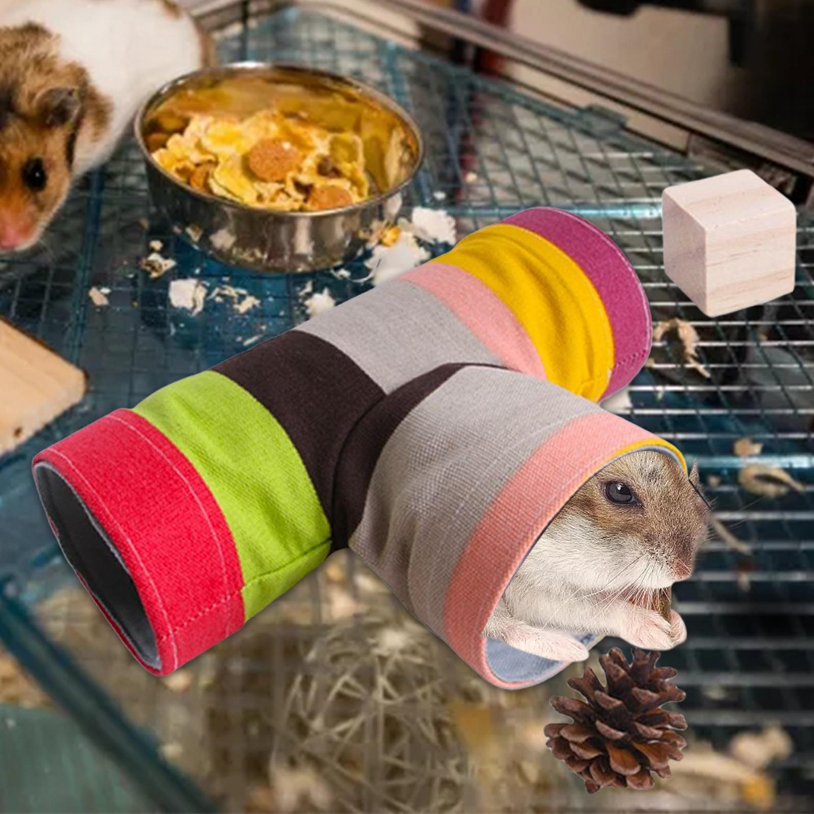 11x Hamster Chew Toys Set Bite Grind Teeth Toy Chinchilla Cage Accessories B