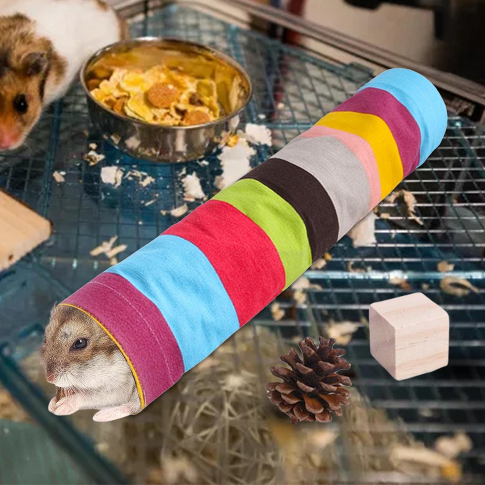 11x Hamster Chew Toys Set Bite Grind Teeth Toy Chinchilla Cage Accessories D