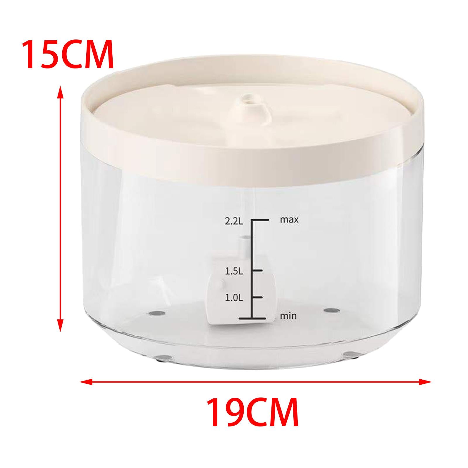Cat Water Fountain Puppy Kitten Indoor USB Super Quiet 2.2L Water Feeder
