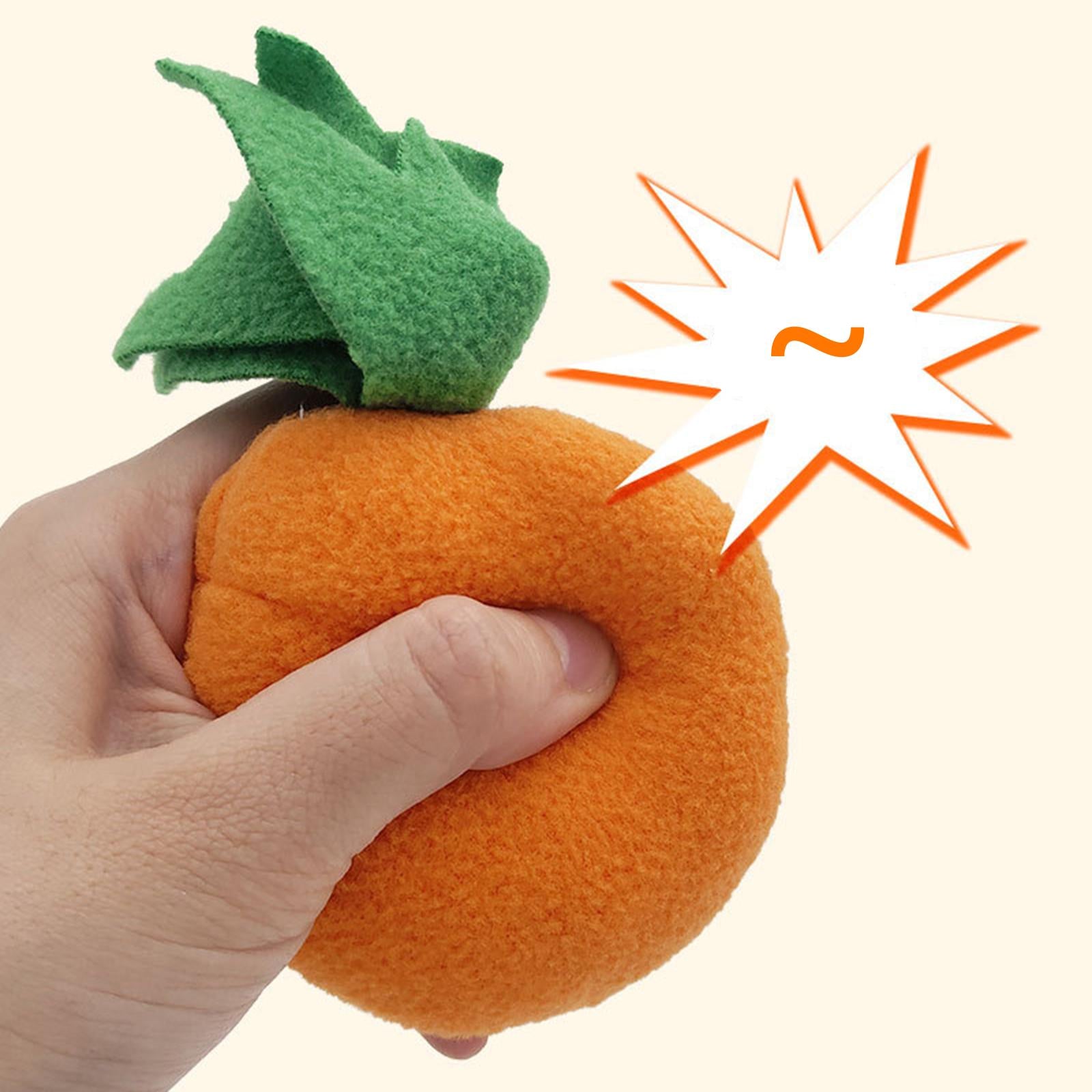 Dogs Snuffle Mat Carrot Plush Toy Training Pad Interactive Pad 29x29x12CM