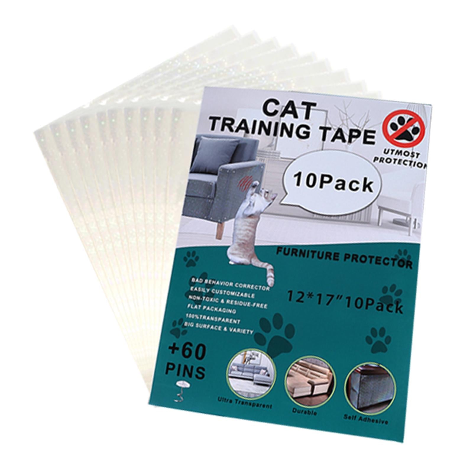 10x Clear Cat Anti Scratch Couch Furniture Protector Guard Tape for Cat Pet Starry Sky