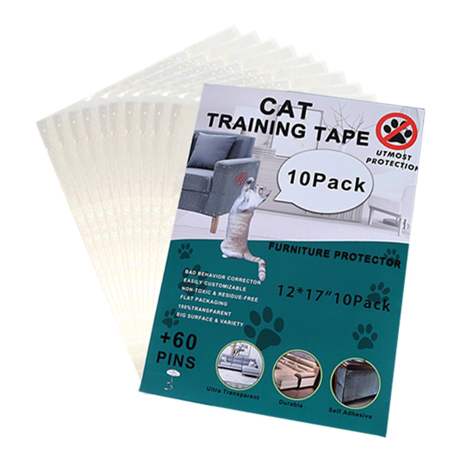 10x Clear Cat Anti Scratch Couch Furniture Protector Guard Tape for Cat Pet Starry Sky