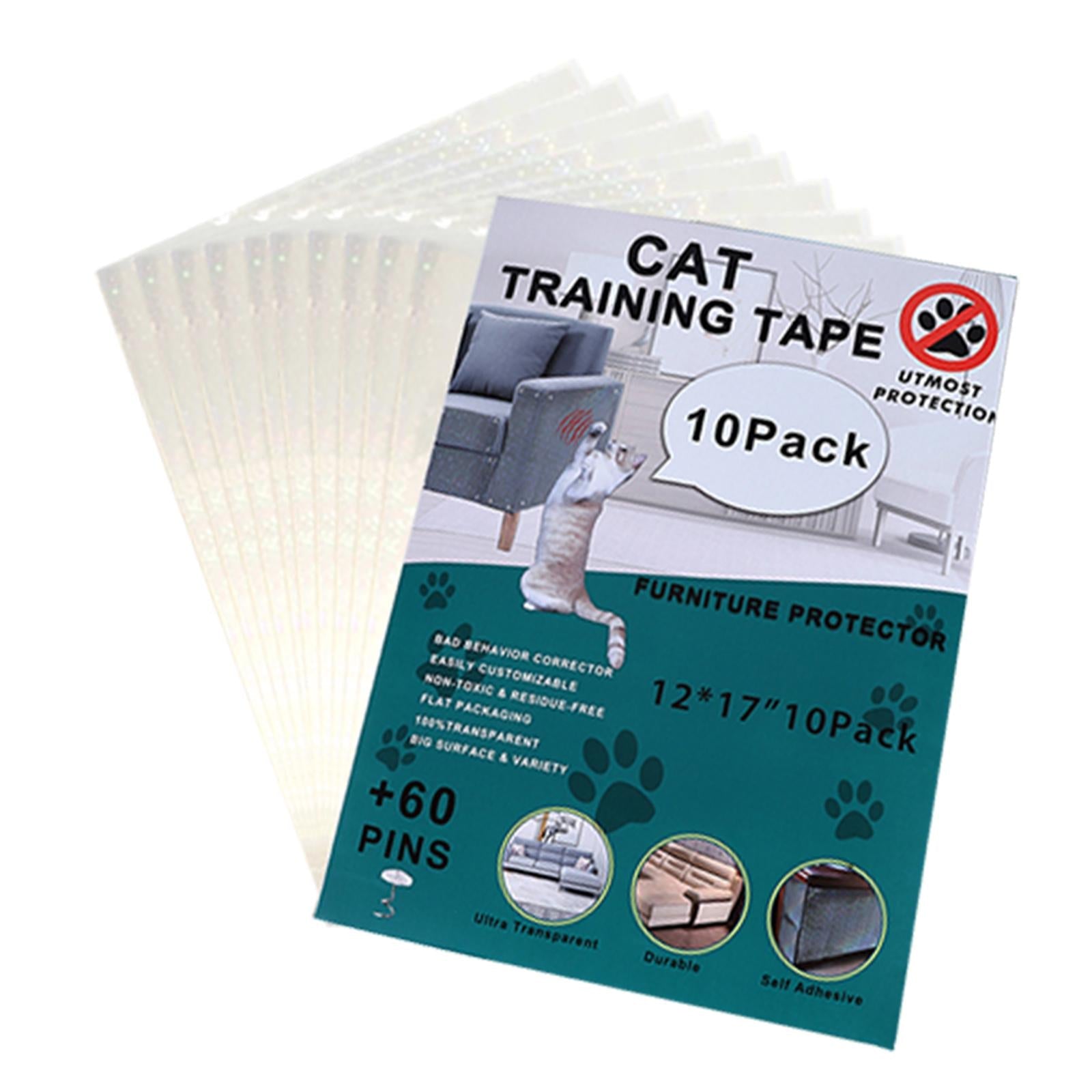 10x Clear Cat Anti Scratch Couch Furniture Protector Guard Tape for Cat Pet Starry Sky