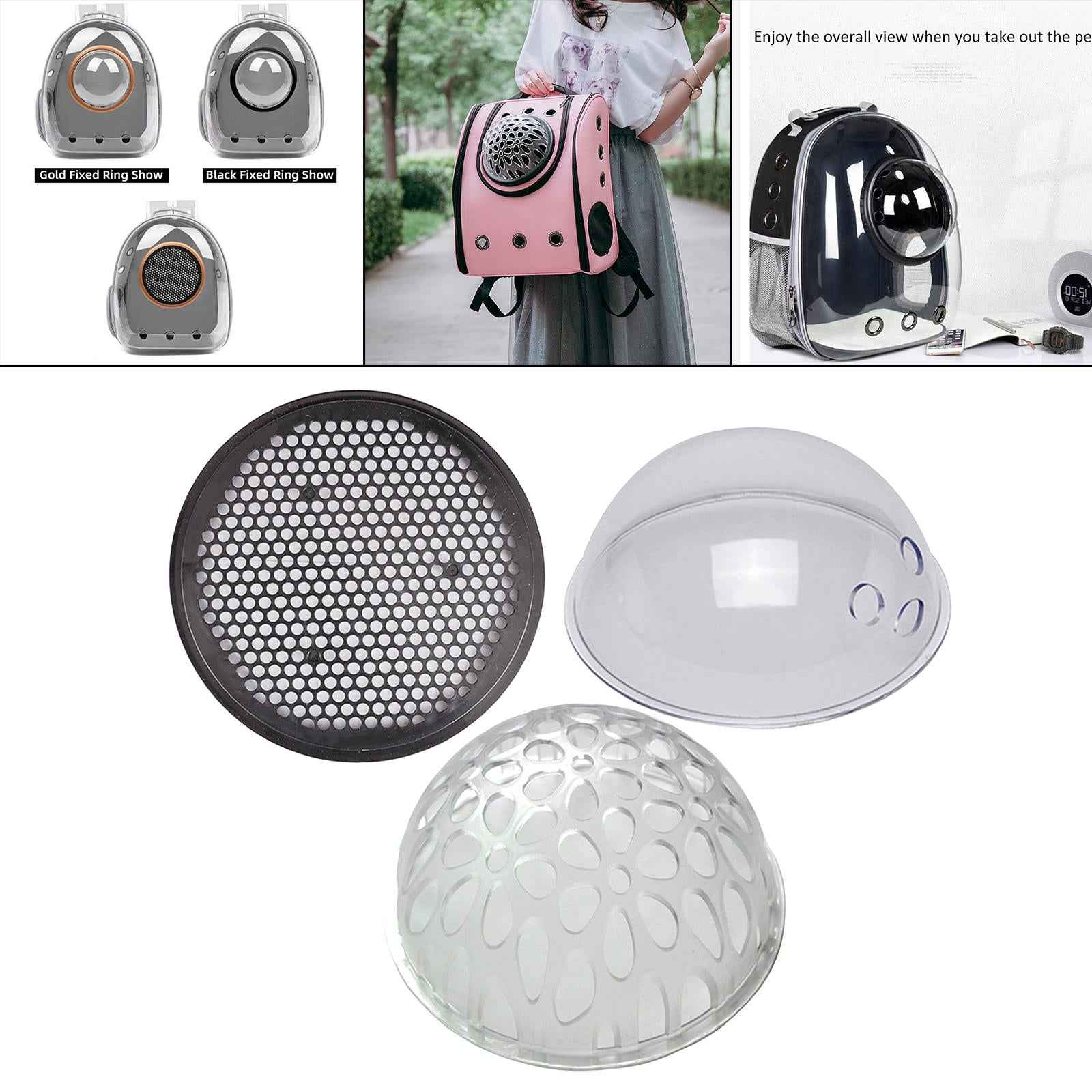 Pet Cat Carrier Backpack Cover Bubble Backpack Bag Capsule for Sightseeing Honeycomb