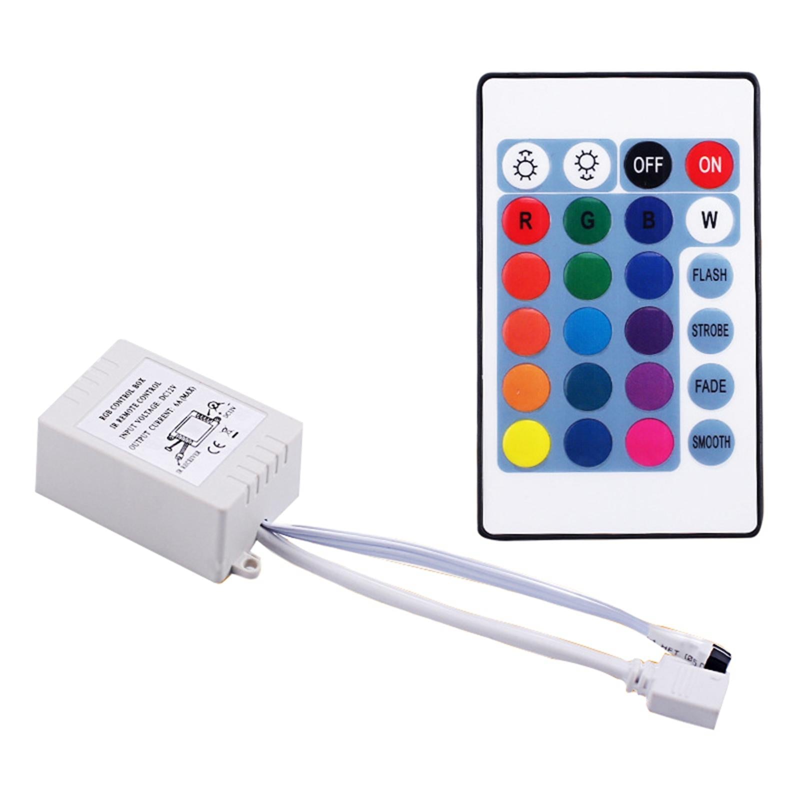 24 Keys Wireless Remote Controller and Control Dimmer for LED RGB Lights