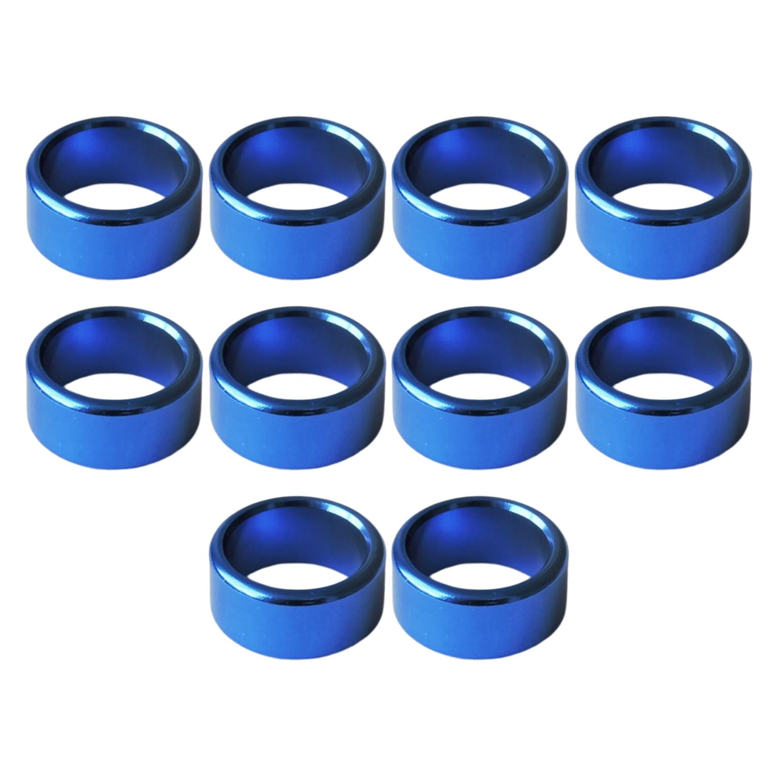 10Pcs Metal Dove Leg Rings Identify Bands Easily Remove Accessories Blue