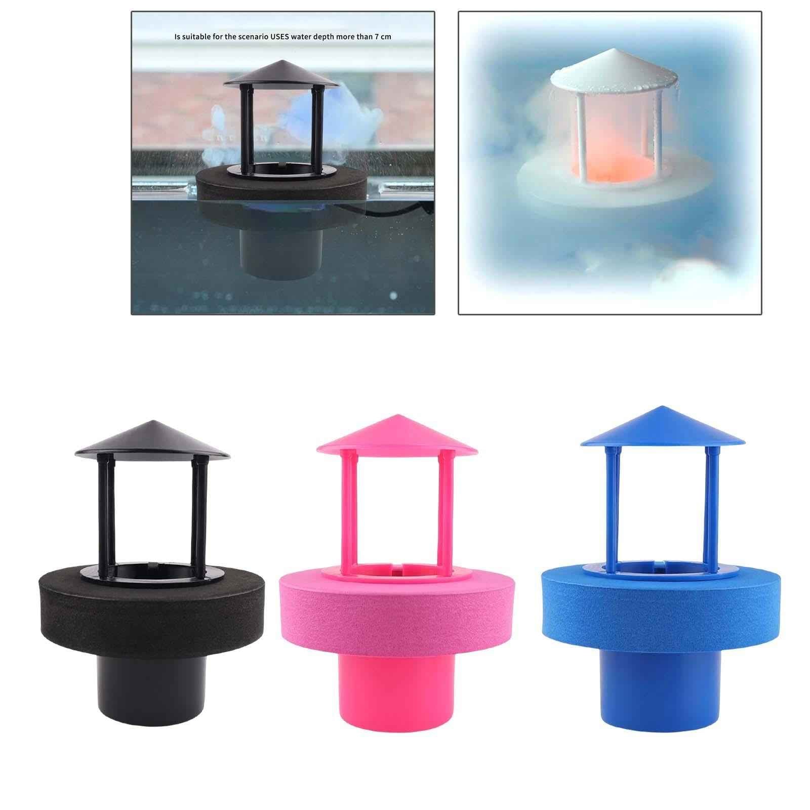 Mist Maker Mist Dispenser Floating Sprayer Fogger for Fish Tank Filter Black