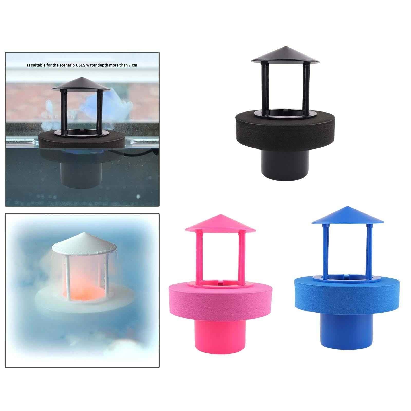 Mist Maker Mist Dispenser Floating Sprayer Fogger for Fish Tank Filter Black