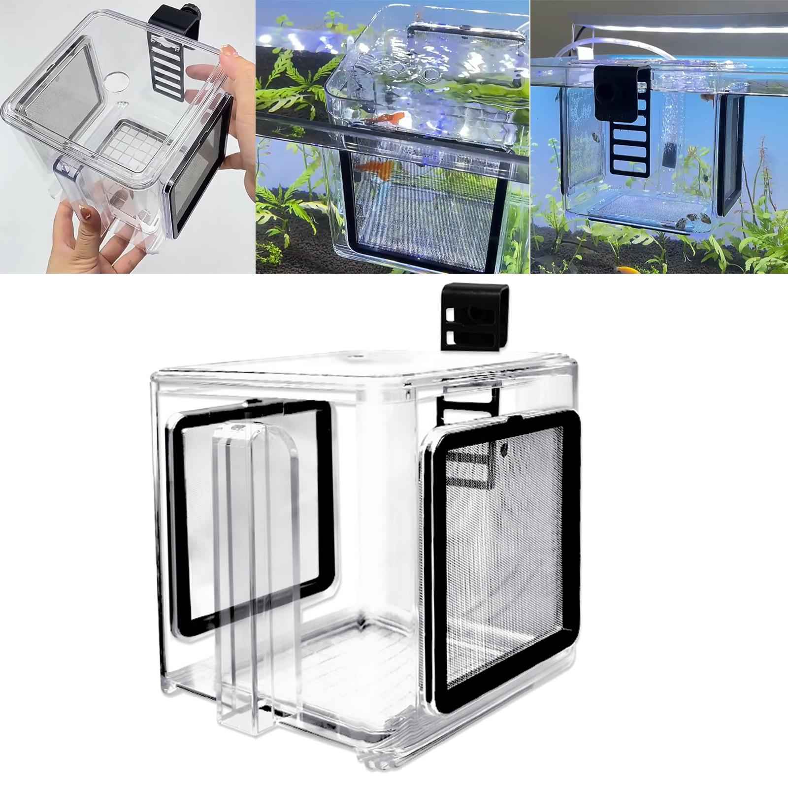 Aquarium Fish Breeding Box Fish Tank Hatching Incubator for Aggressive Fish