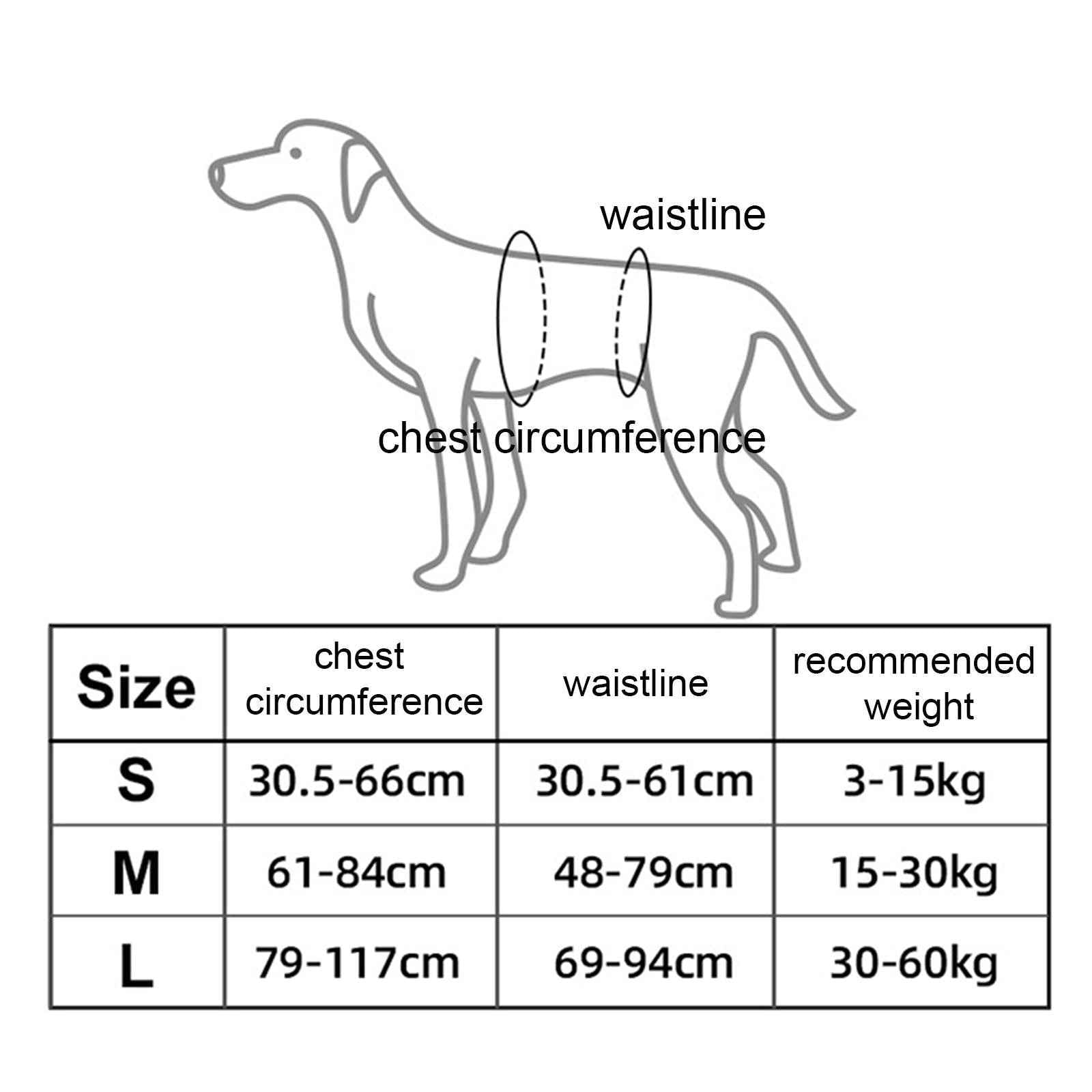 Padded Dog Lift Harness Support Sling Lifter with Handle Walk Full Body L
