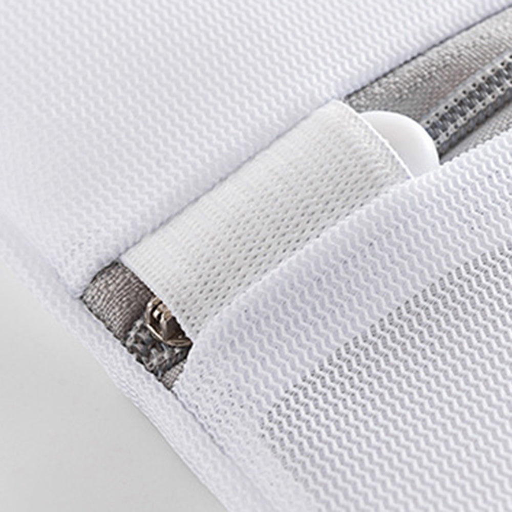 MM-X001 23x30cm 70g Laundry Bag Thickened Zipper Mesh Machine Washable Underwear Delicate Washing Bag (Thin Mesh)