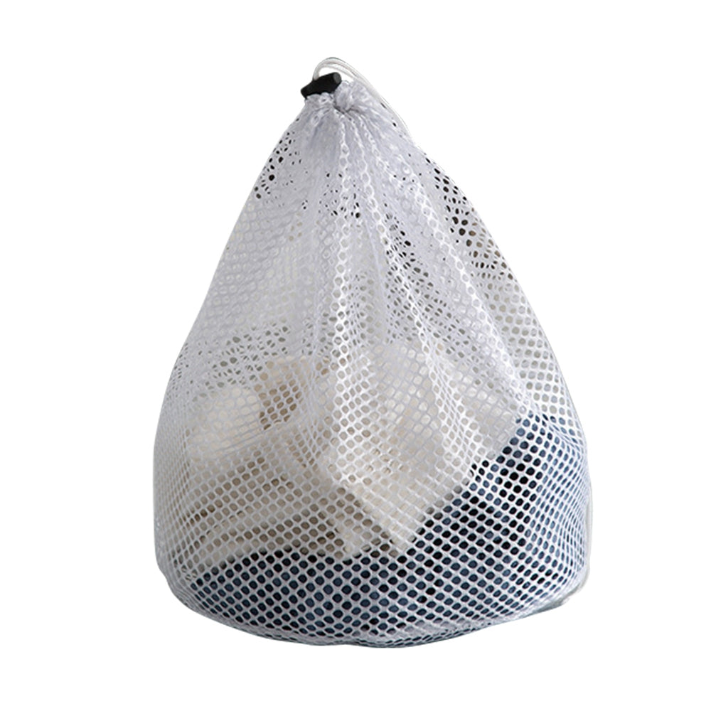 30x40cm Reusable Underwear Delicate Washing Bag Drawstring Laundry Bag (Thick Mesh)