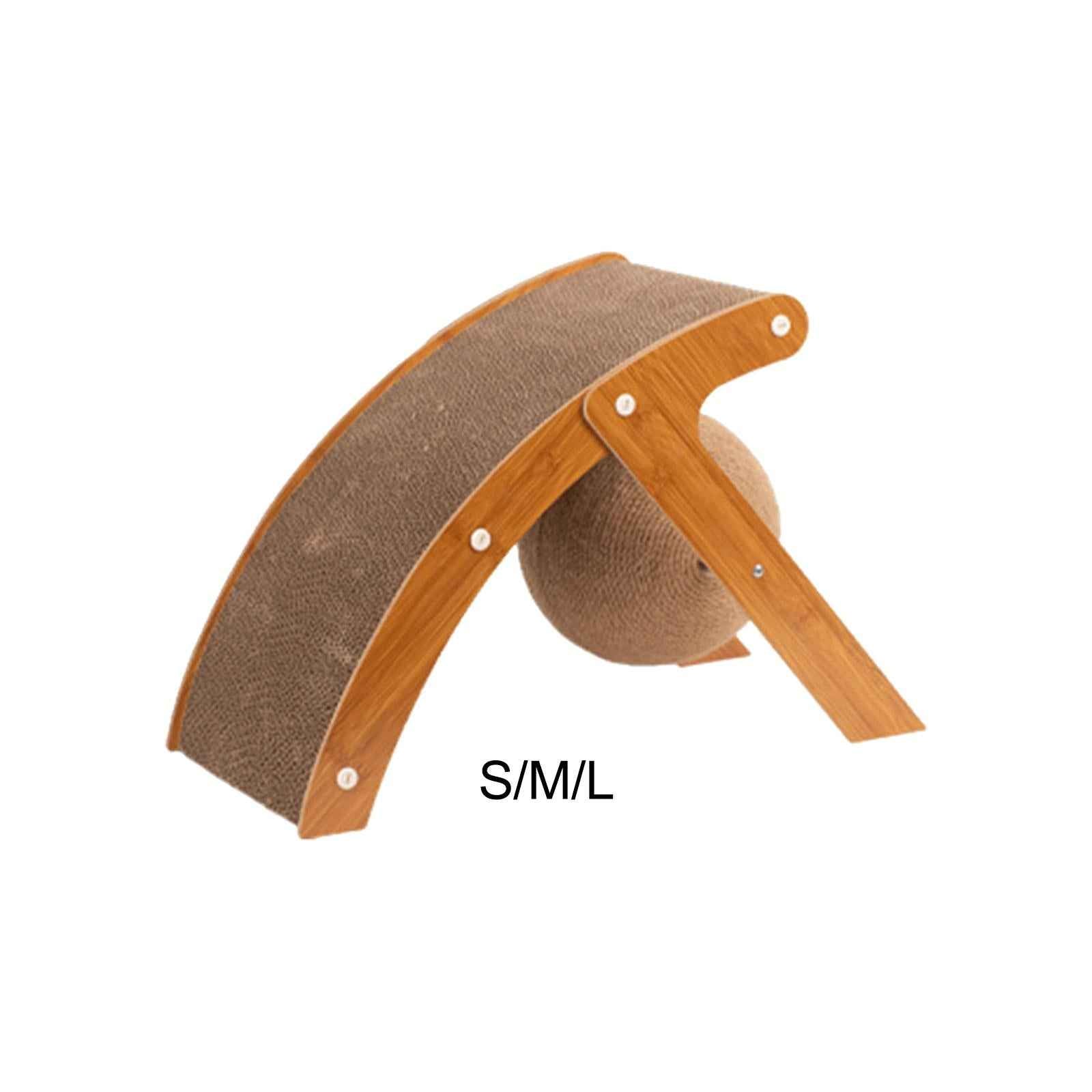 Cat Scratching Board Cat Scratch Ball Cardboard Cat Scratcher for Dogs Puppy S 31cmx16cmx20cm
