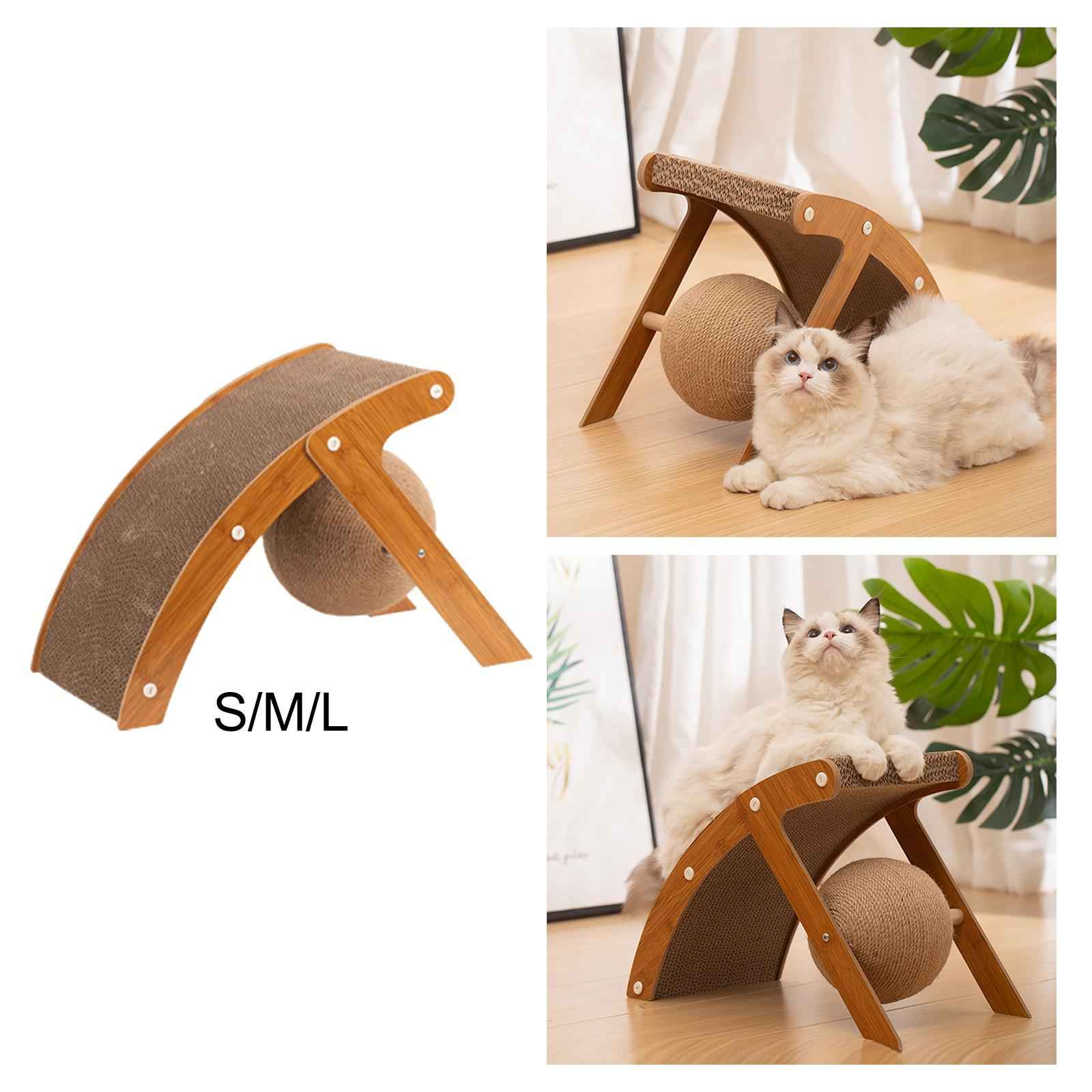Cat Scratching Board Cat Scratch Ball Cardboard Cat Scratcher for Dogs Puppy S 31cmx16cmx20cm