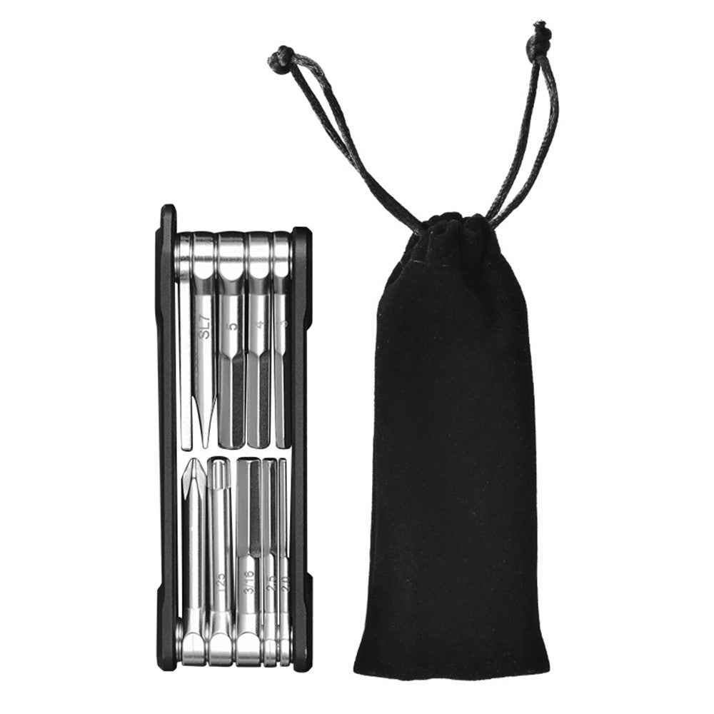 YELANGU LW-A02 10-in-1 Aluminum Alloy + Steel Multi-Function Wrenches Portable Repairing Tool