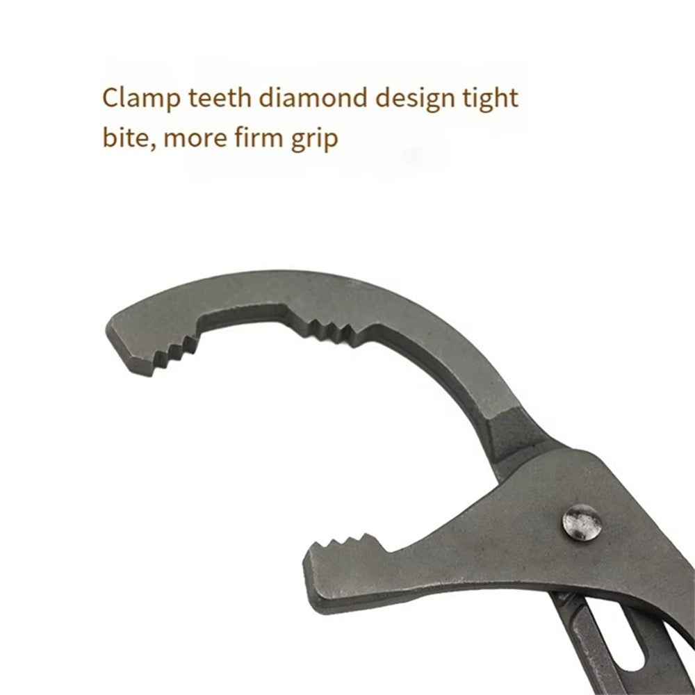 9 Inch Adjustable Oil Filter Wrench High Carbon Steel 5 Position 44.5-76mm Pliers Tool for Car Truck