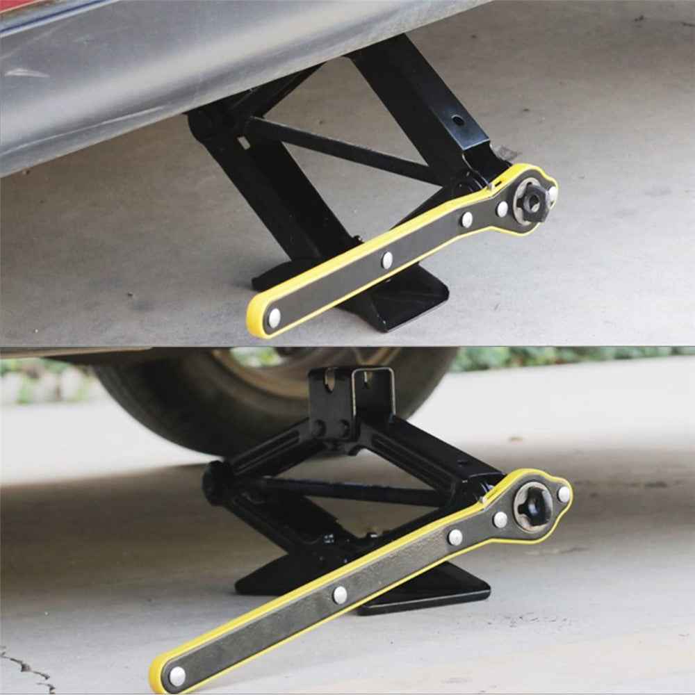 Car Jack Wrench Set with Ratchet Handle For Tire Change Cross Design Wrench with Adapter