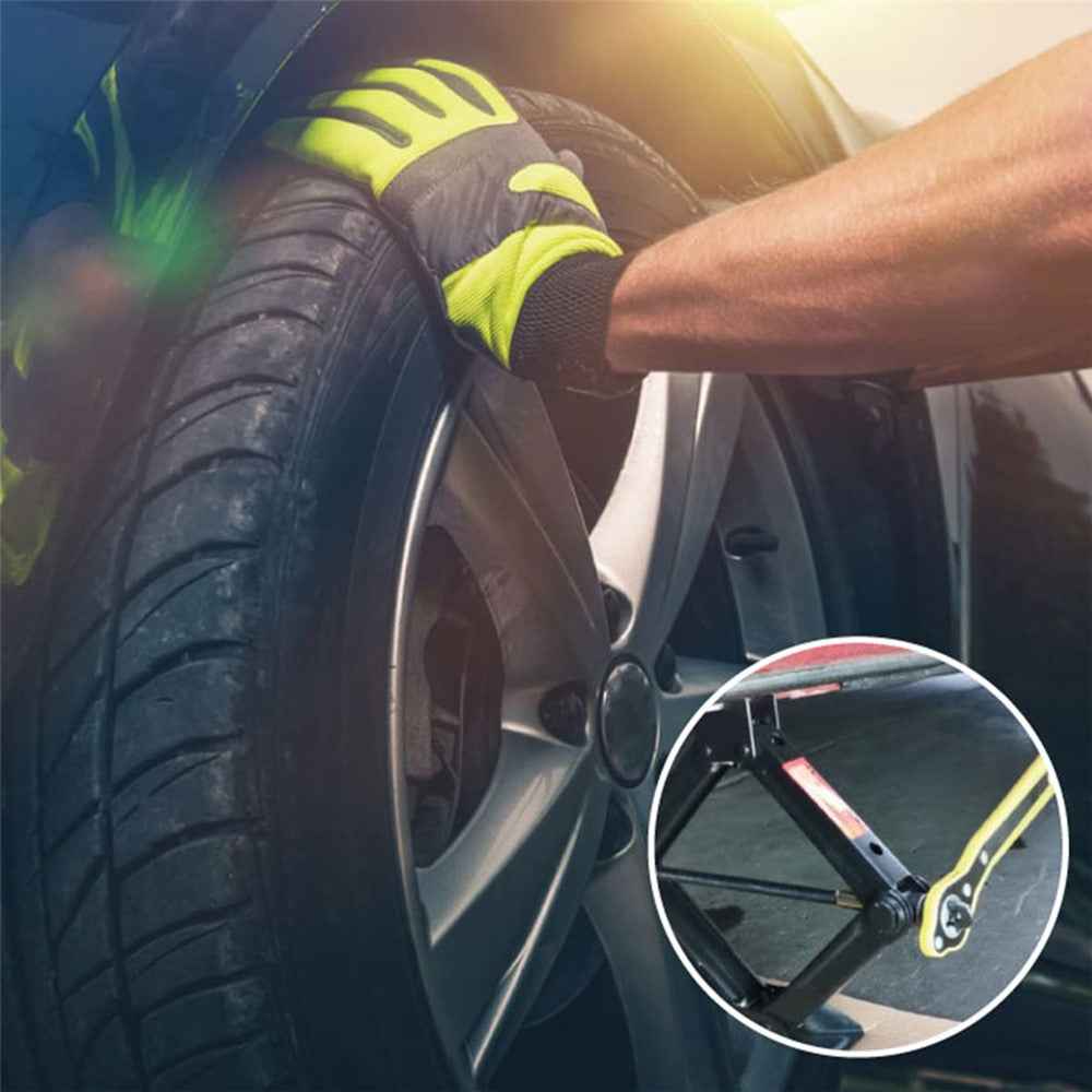 Car Jack Wrench Set with Ratchet Handle For Tire Change Cross Design Wrench with Adapter