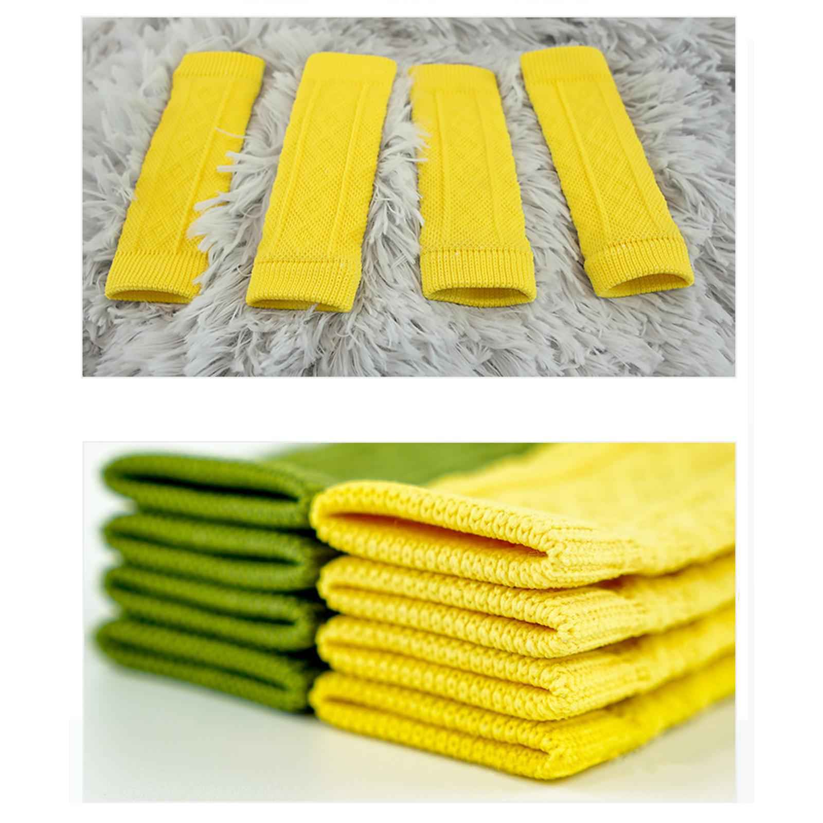 4Pcs Dog Grip Socks Nonslip Cotton Sock Cover for Hardwood Floor Indoor M