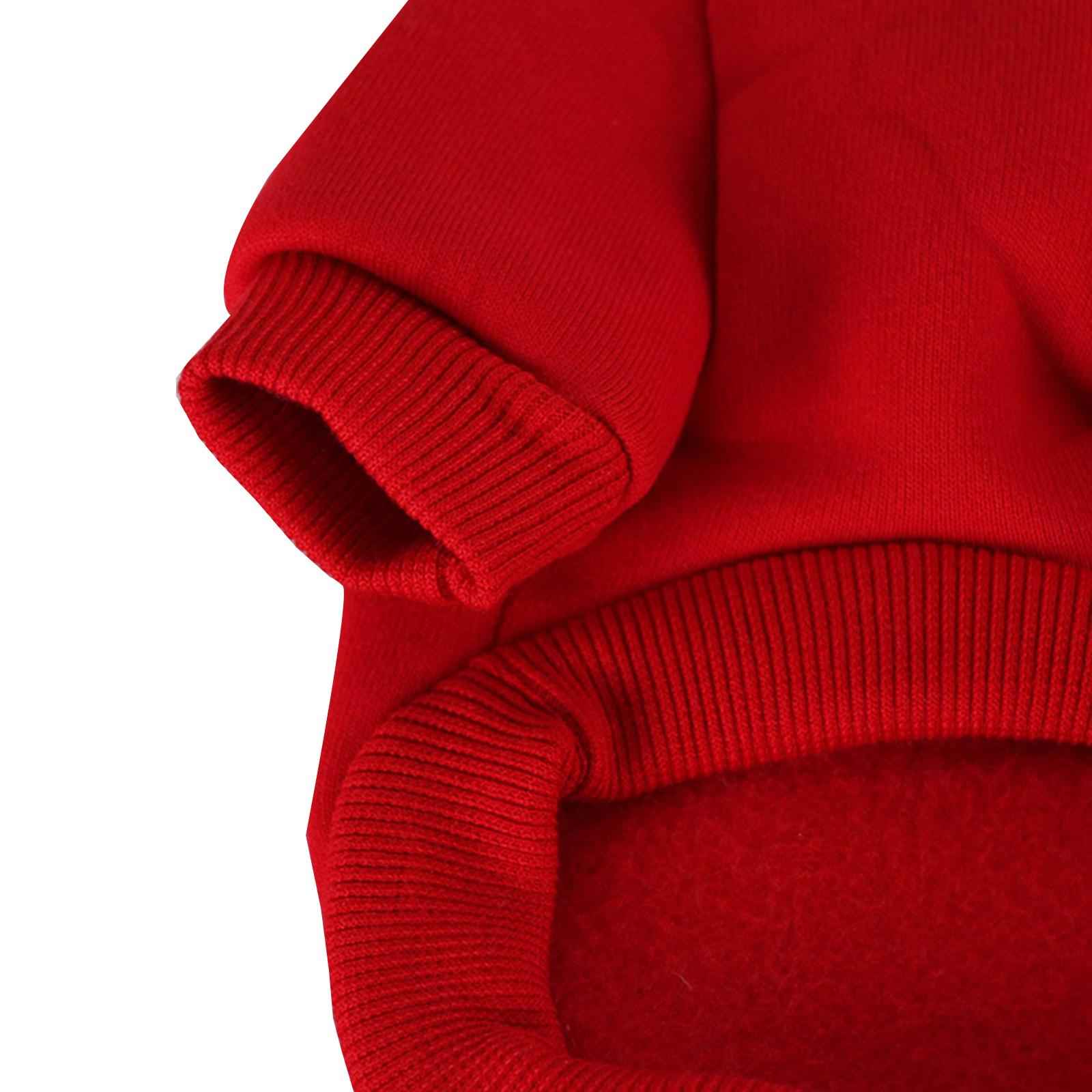 Christmas Puppy Dog Hoodie Puppy Dogs Sweatshirt Winter Autumn Puppy Outfits M