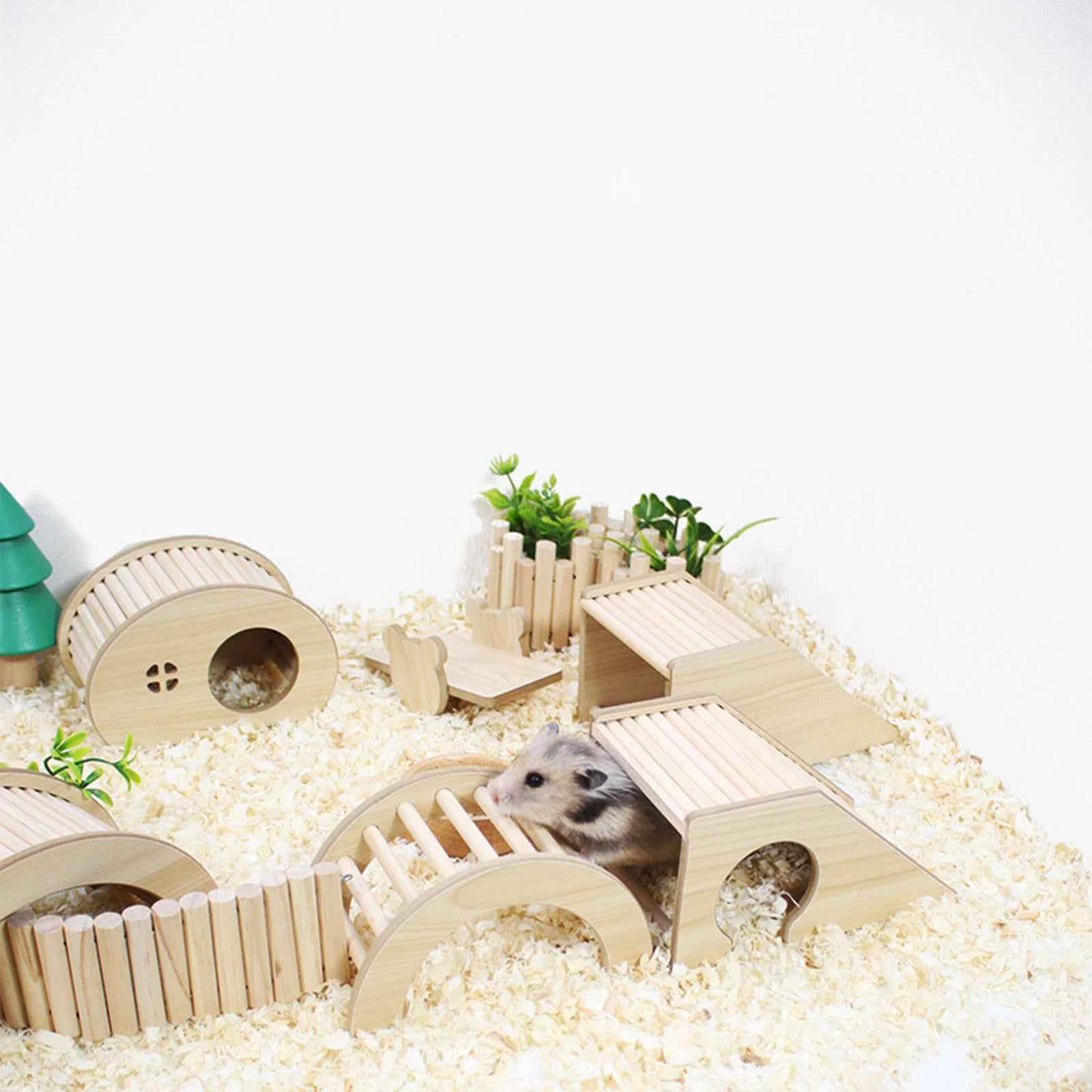 Small Pet Castle Home Cage Accessories for Hamster Guinea Pig Chinchilla Rat Arches S